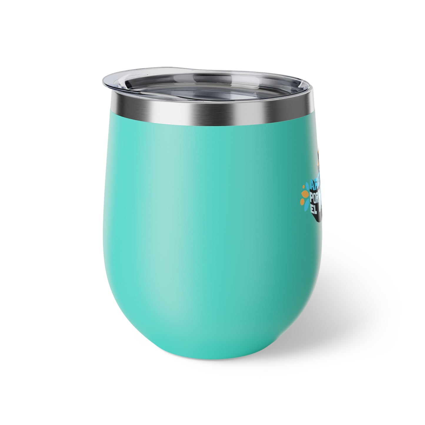 Argentos Por El Mundo Copper Vacuum Insulated Cup, 12oz