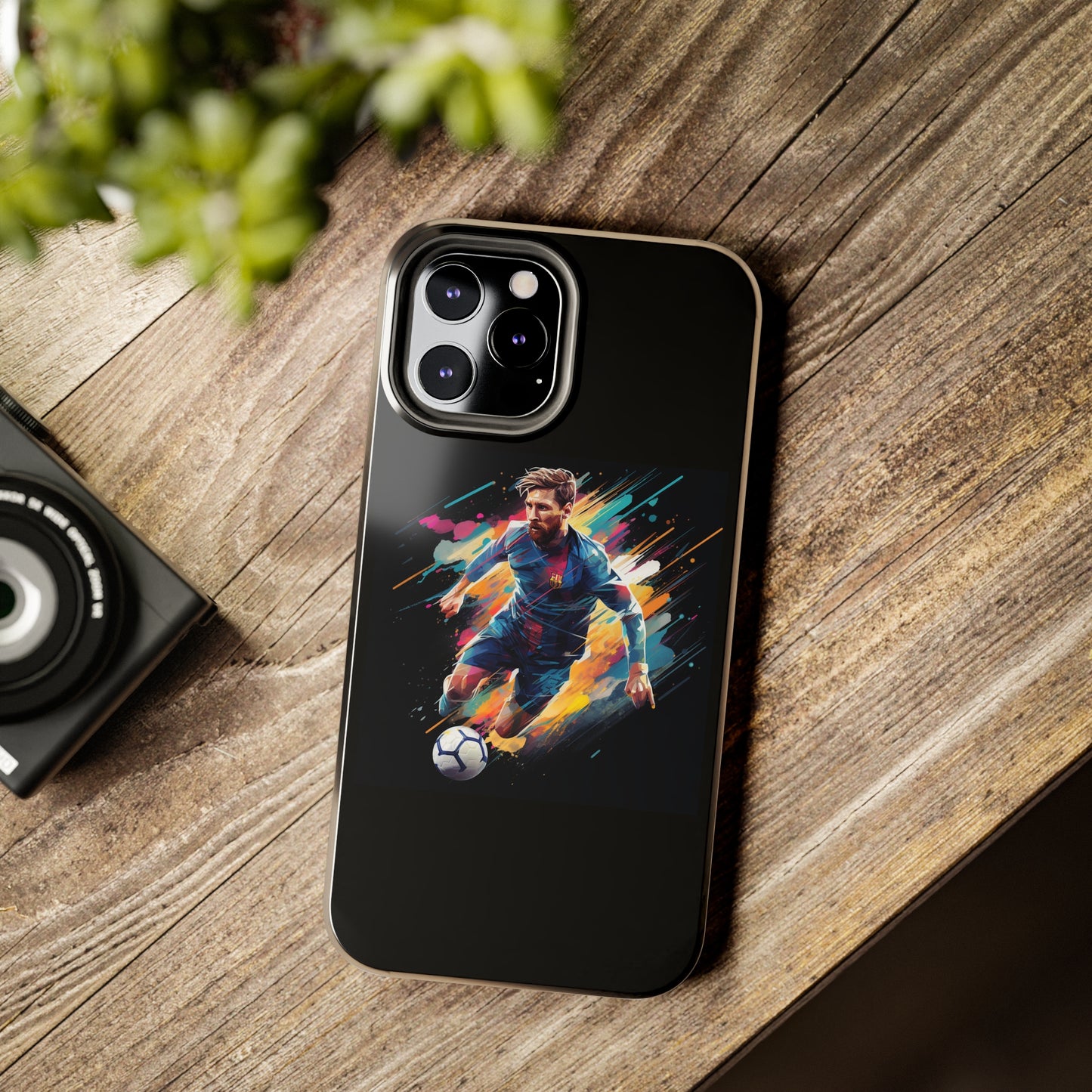 Messi Black iPhone Case