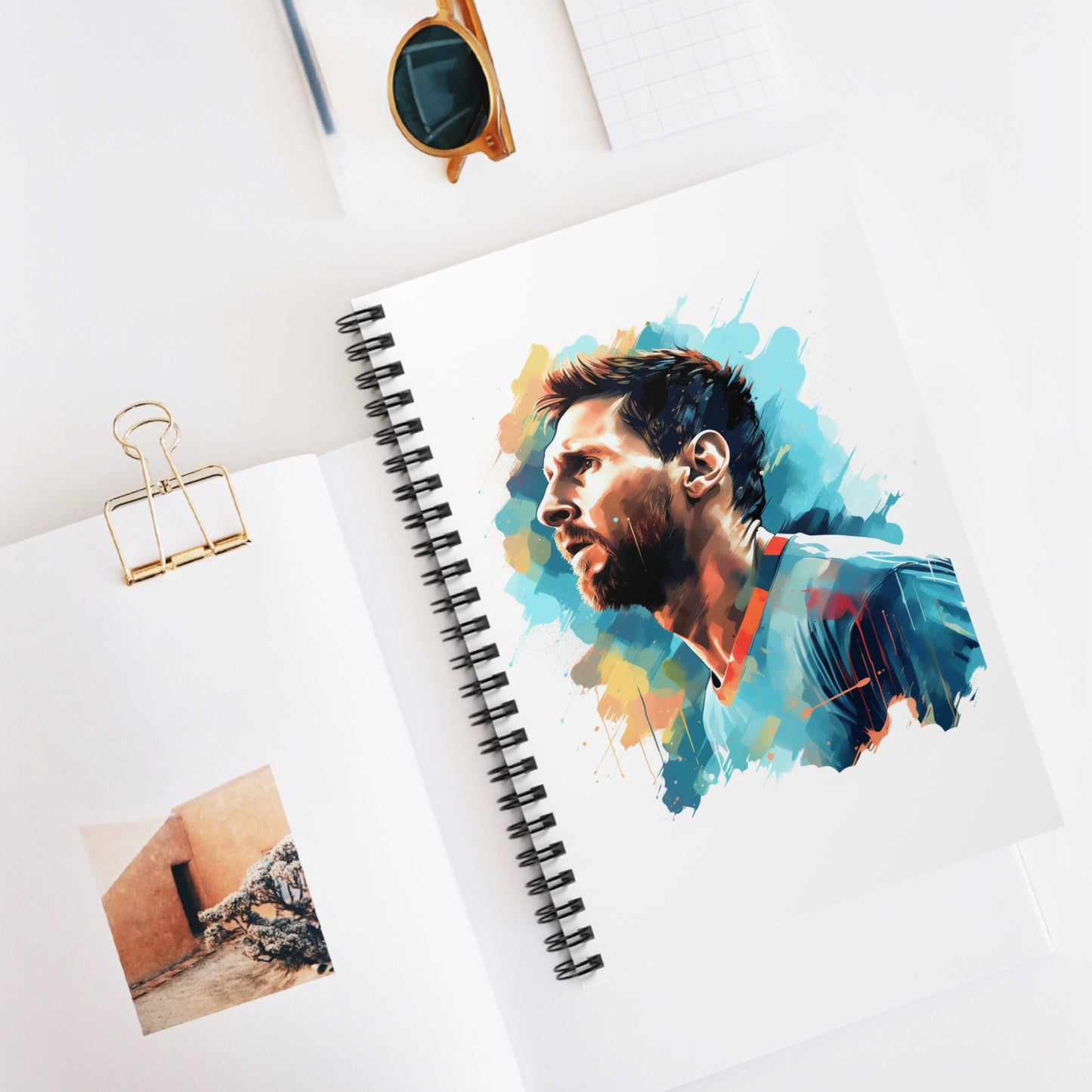 Messi Spiral Notebook - Ruled Line