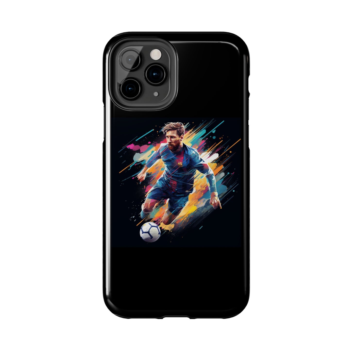 Messi Black iPhone Case