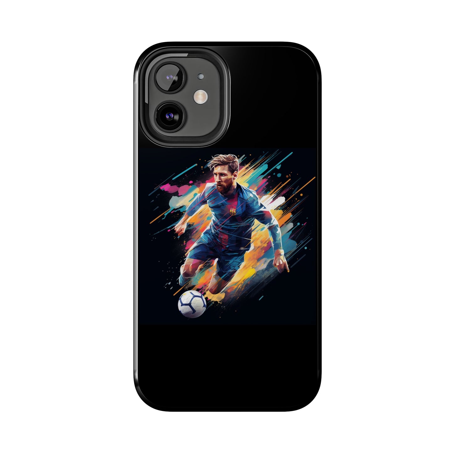 Messi Black iPhone Case