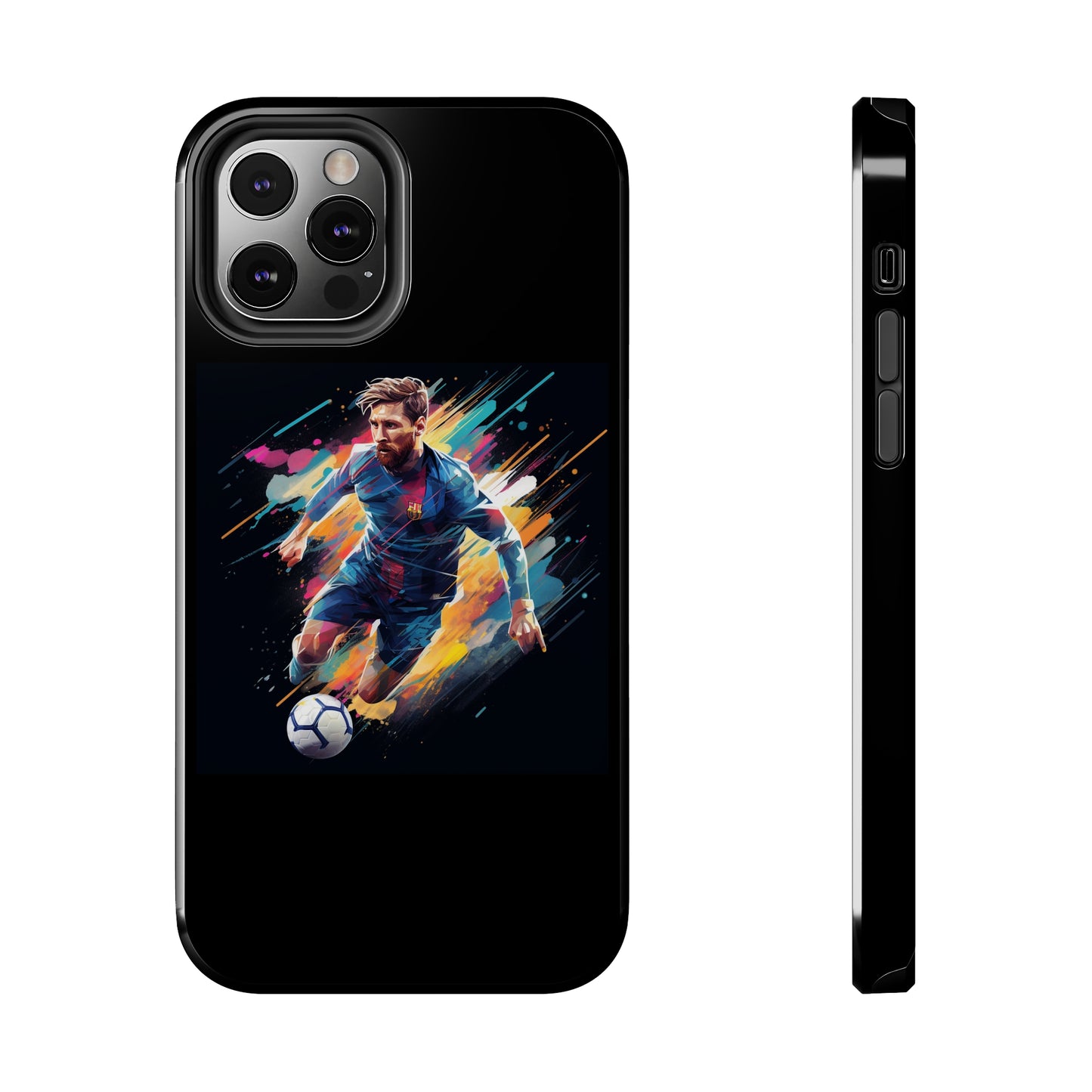 Messi Black iPhone Case