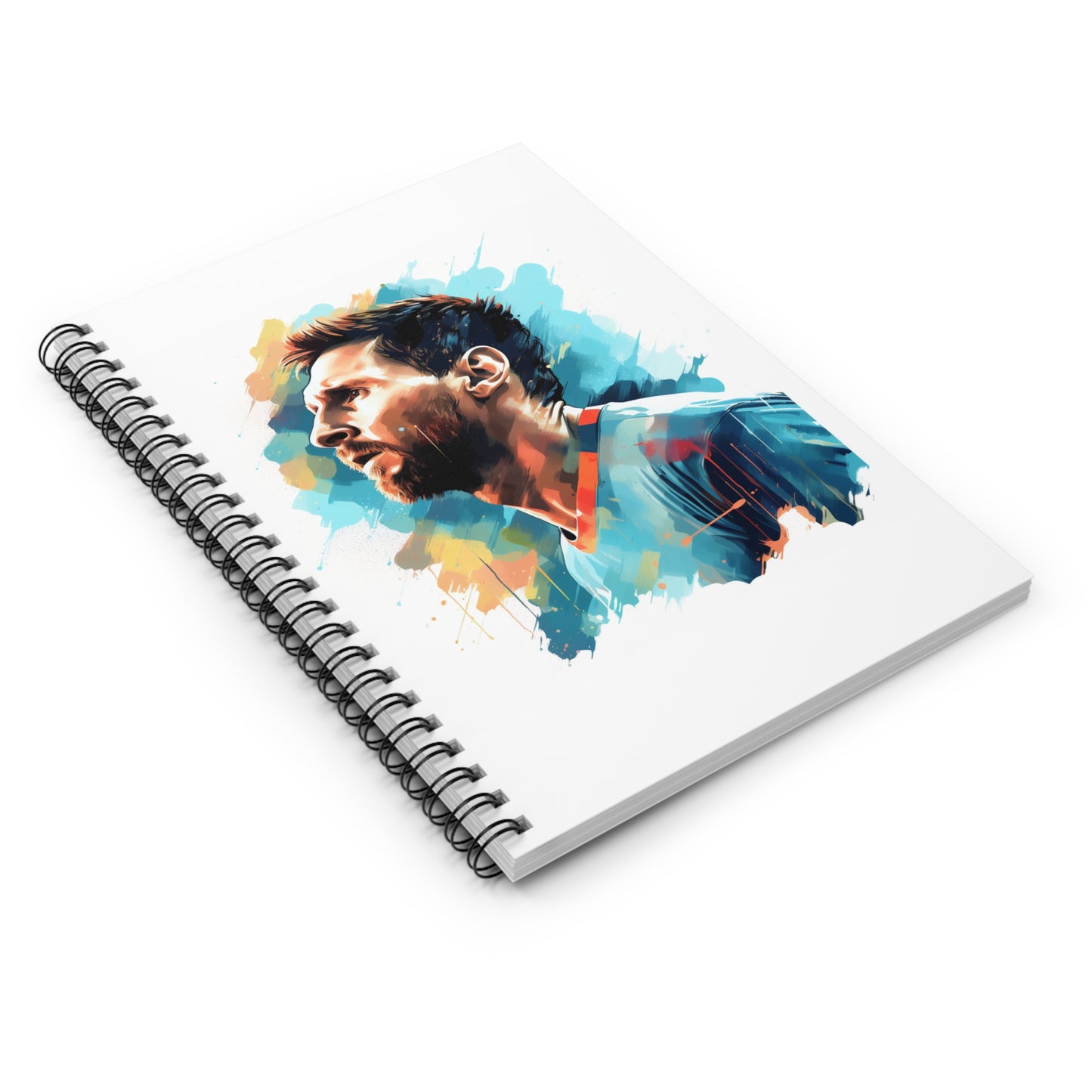 Messi Spiral Notebook - Ruled Line