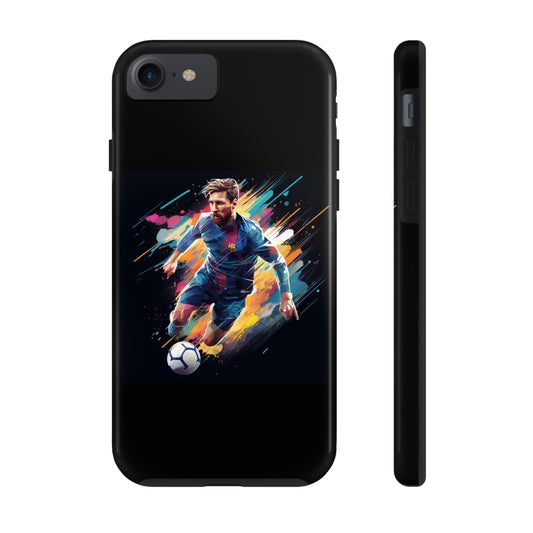 Messi Black iPhone Case