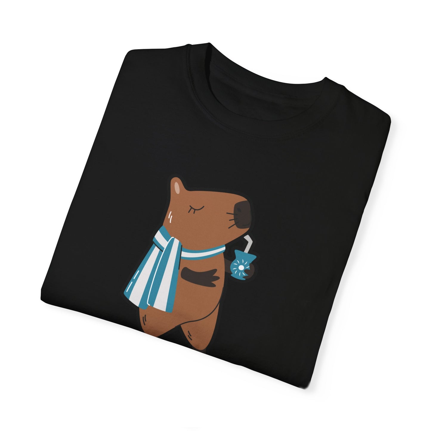 Capibara Tomando Mate Argentina Remera