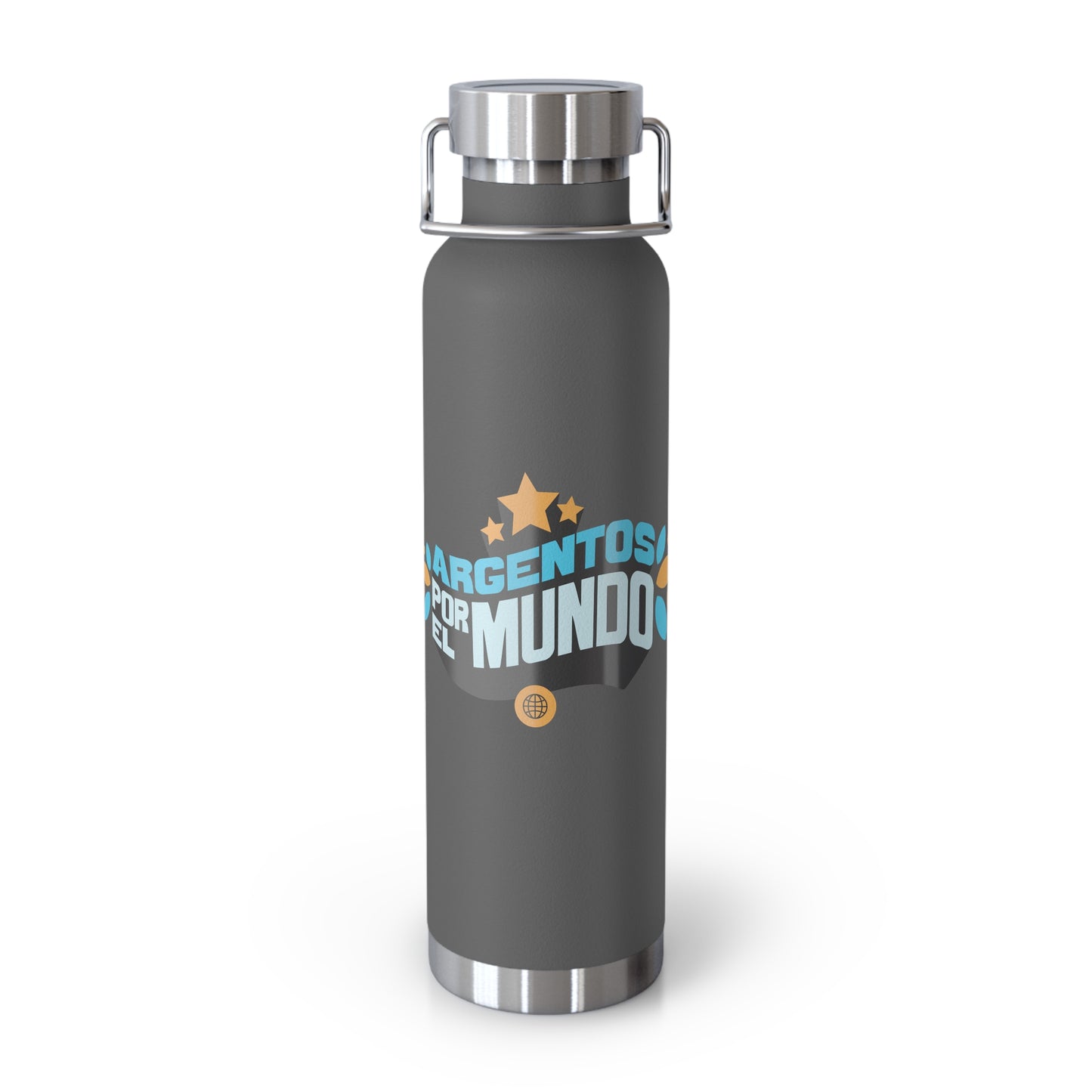 Argentos Por El Mundo Copper Vacuum Insulated Bottle, 22oz
