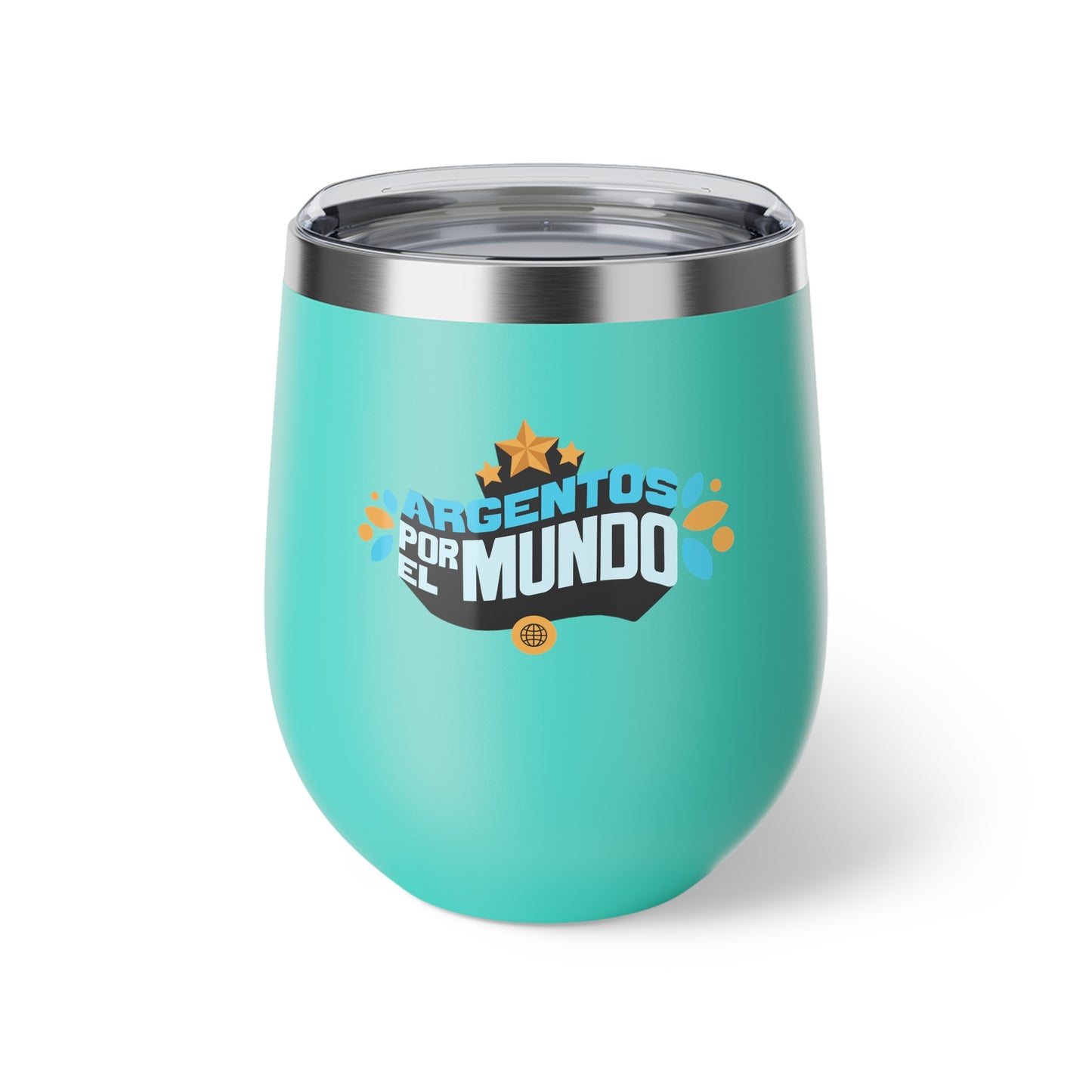 Argentos Por El Mundo Copper Vacuum Insulated Cup, 12oz