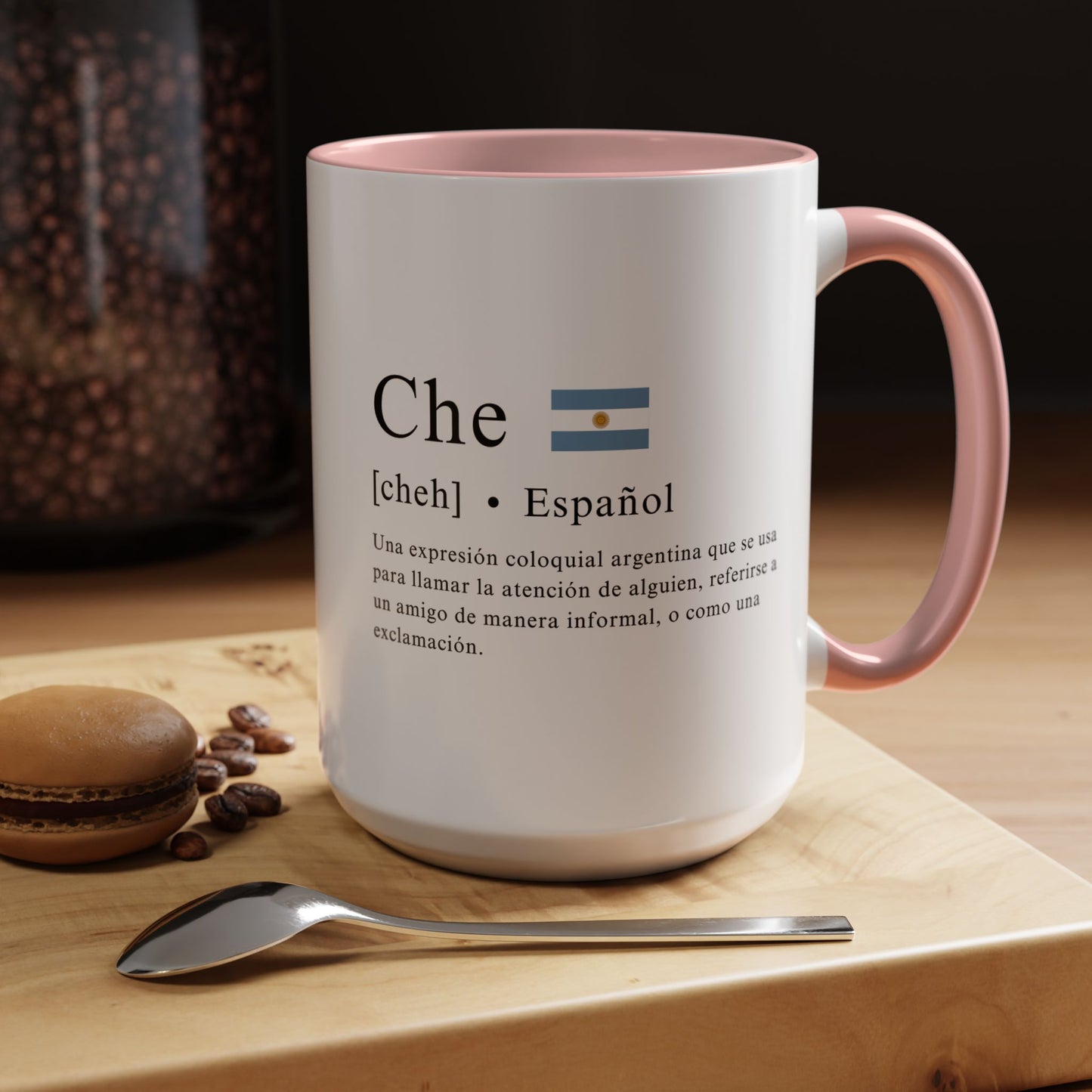 Taza "Che" con Definición y Bandera Argentina