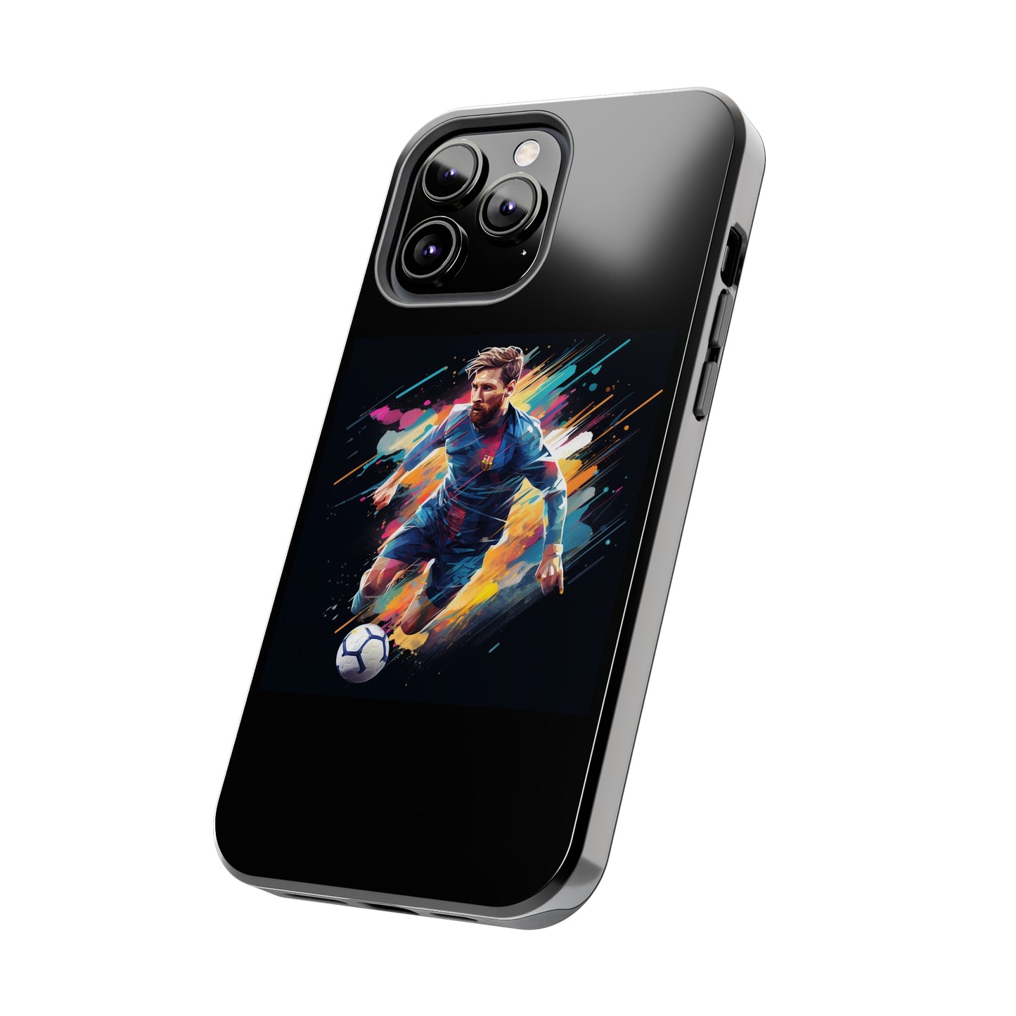 Messi Black iPhone Case