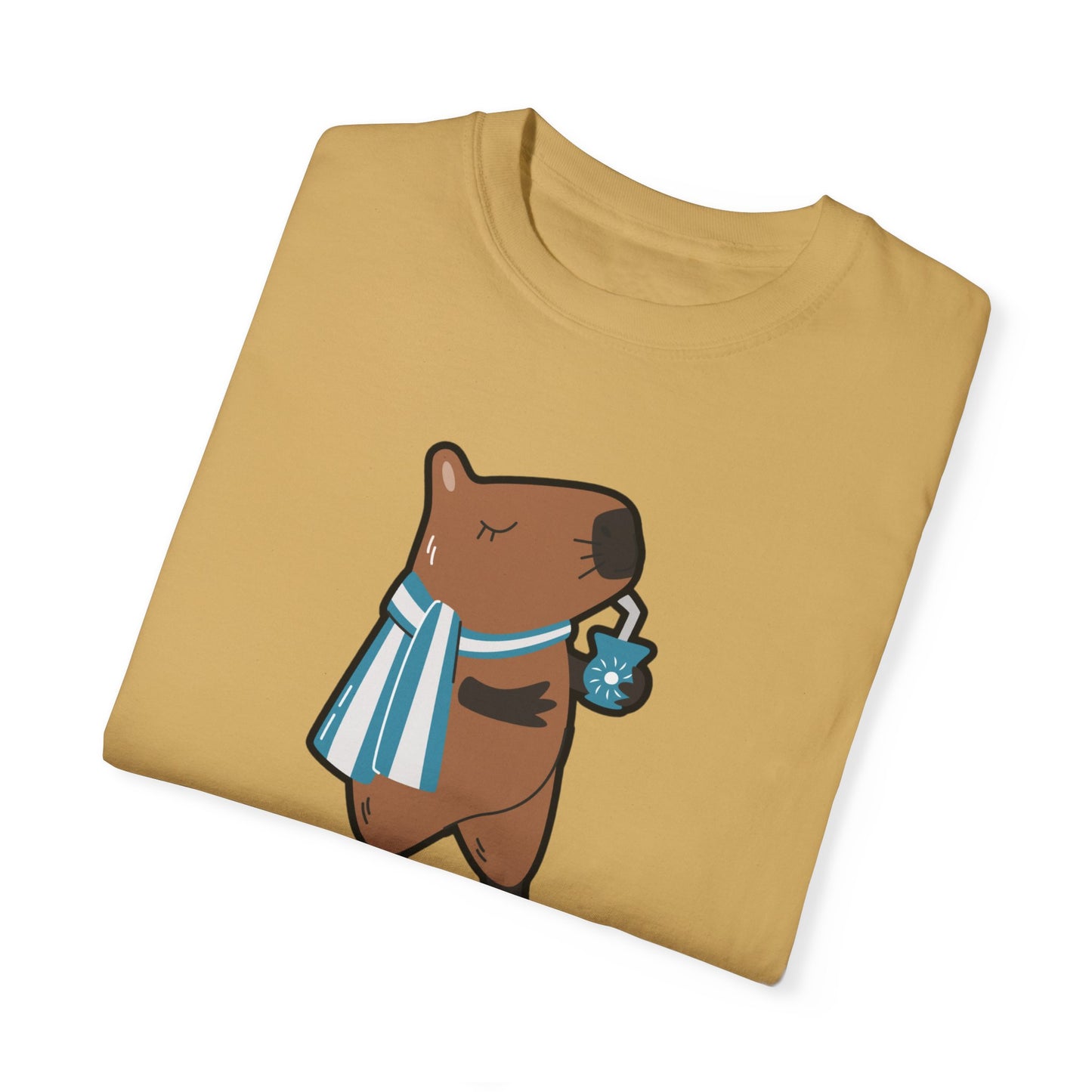 Capibara Tomando Mate Argentina Remera