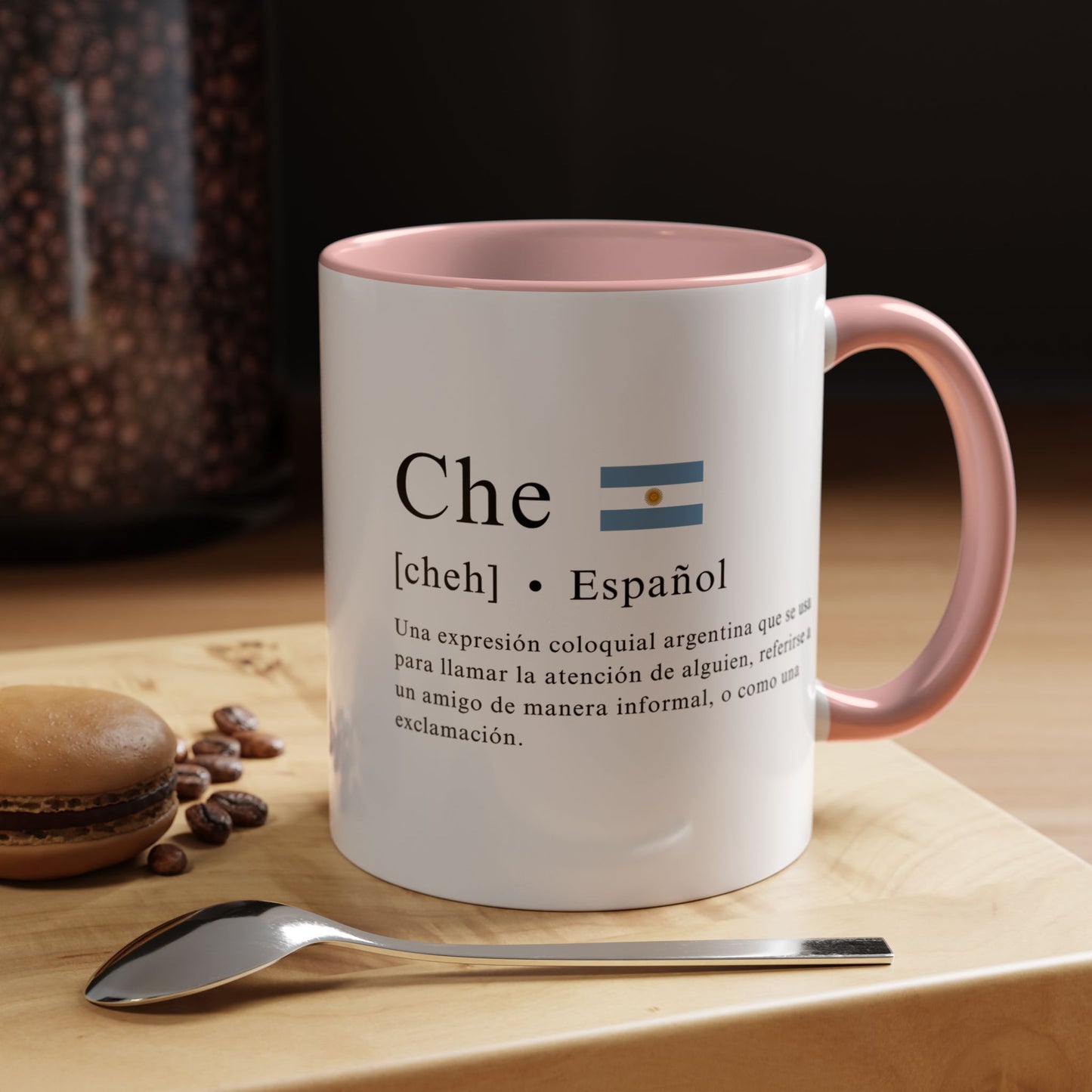 Taza "Che" con Definición y Bandera Argentina