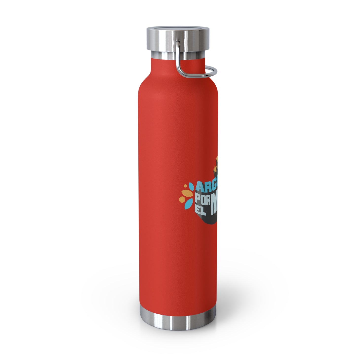 Argentos Por El Mundo Copper Vacuum Insulated Bottle, 22oz