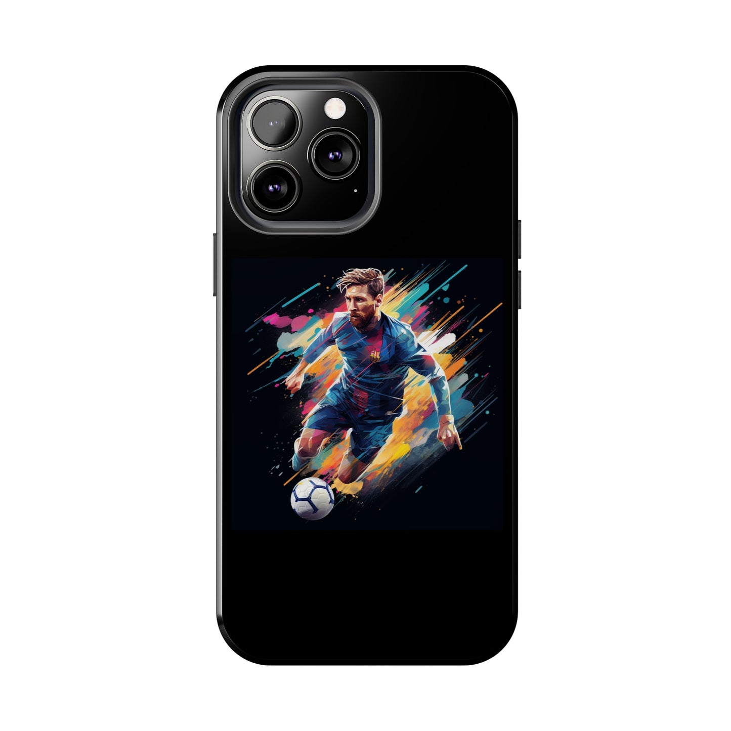 Messi Black iPhone Case