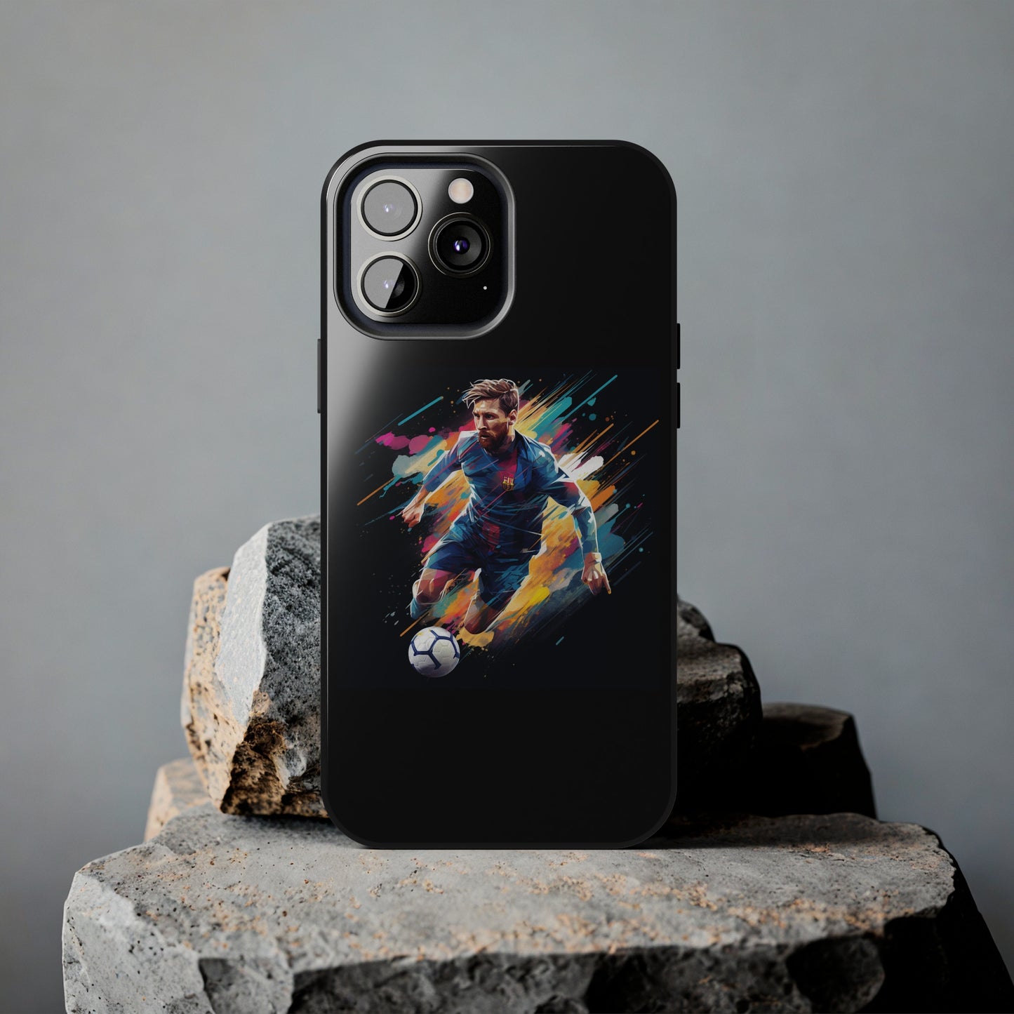 Messi Black iPhone Case