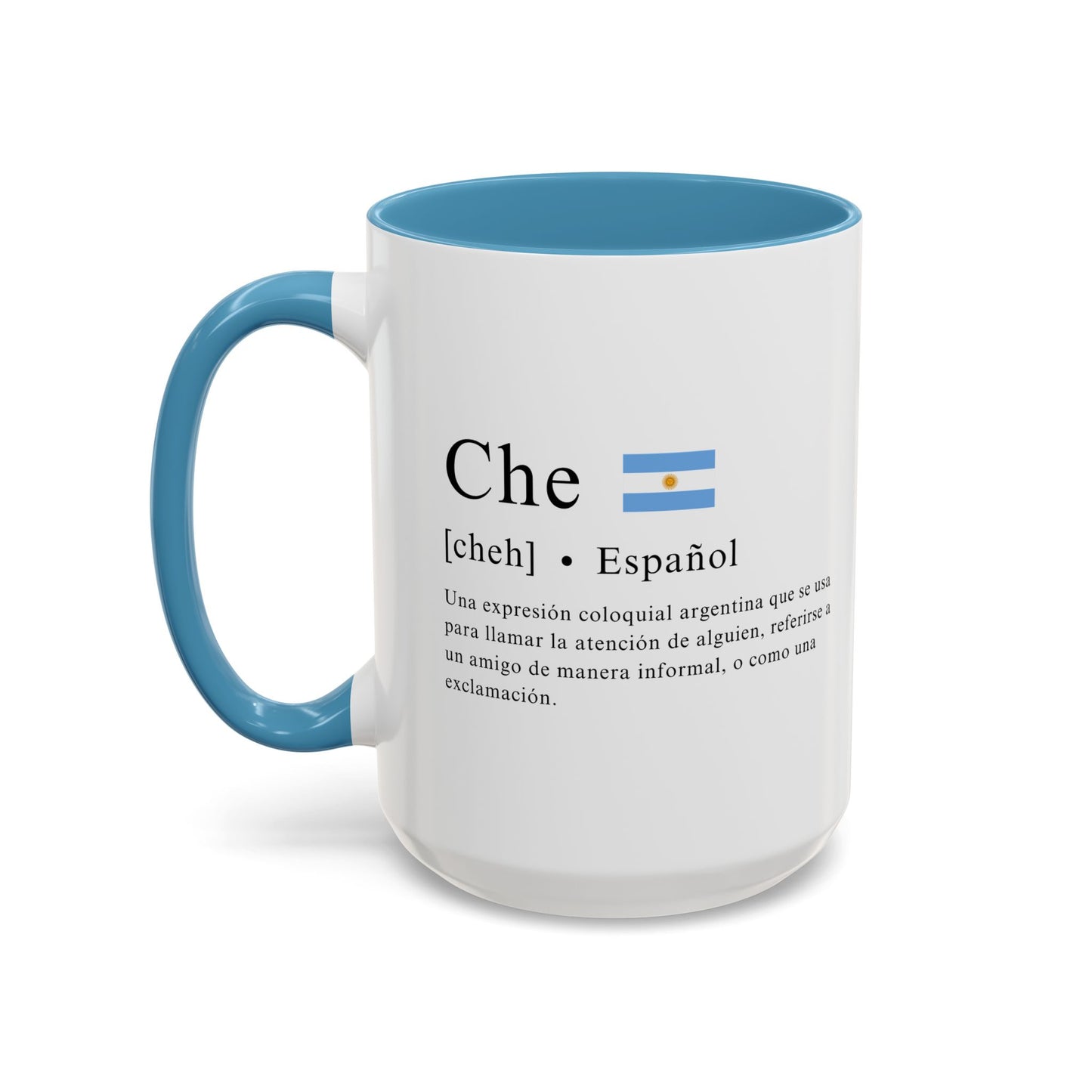 Taza "Che" con Definición y Bandera Argentina