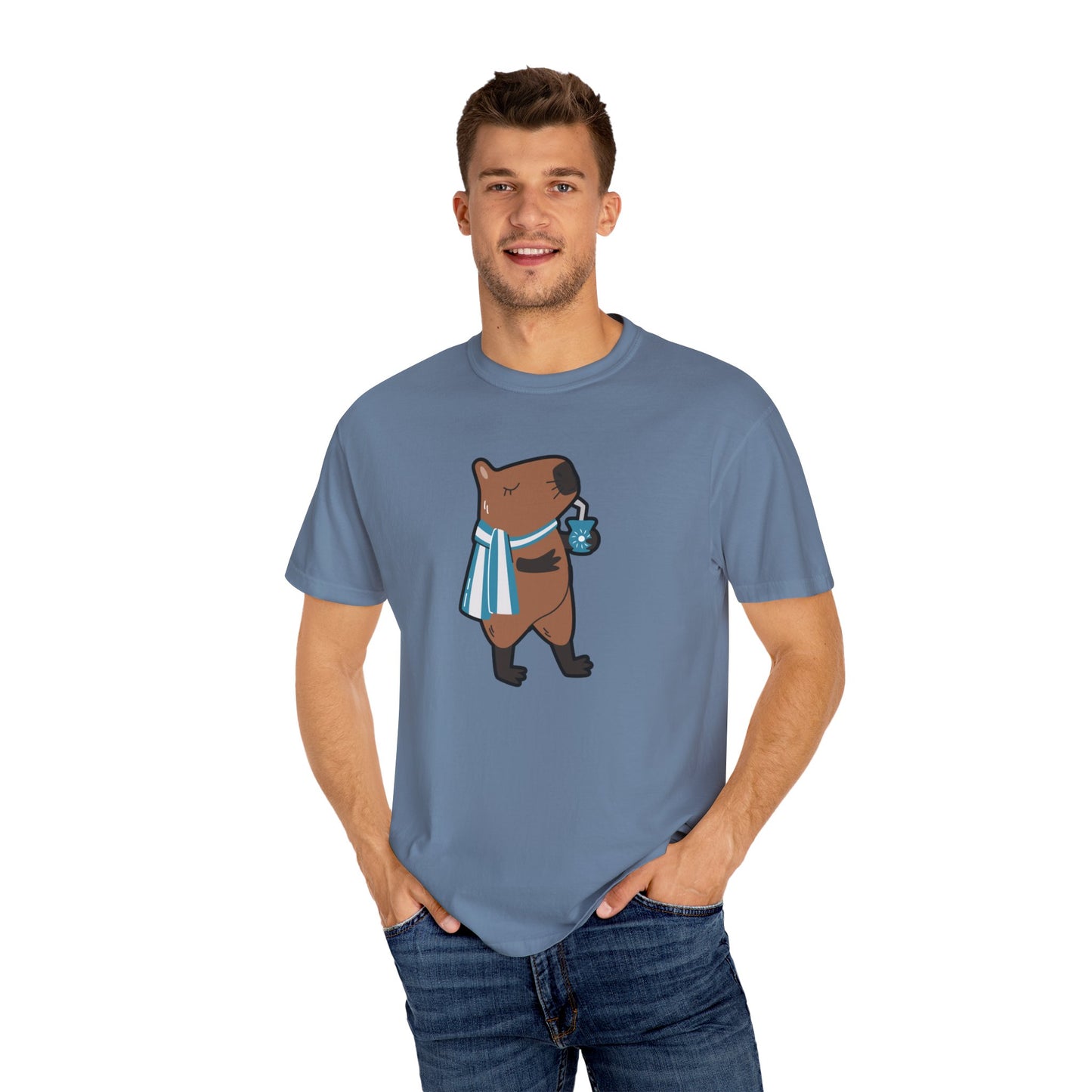 Capibara Tomando Mate Argentina Remera