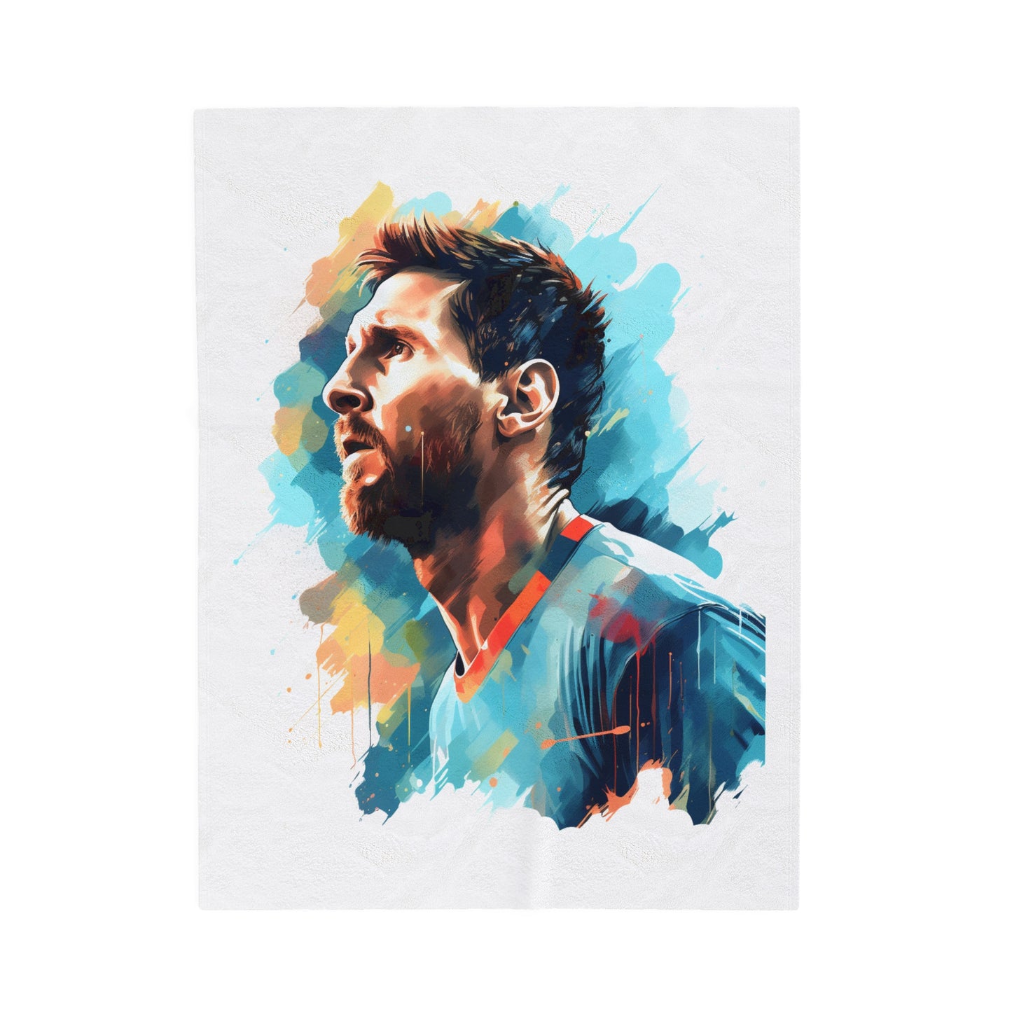 Messi Velveteen Plush Blanket