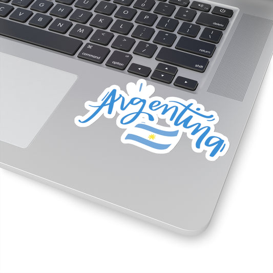 Argentina con Bandera Sticker