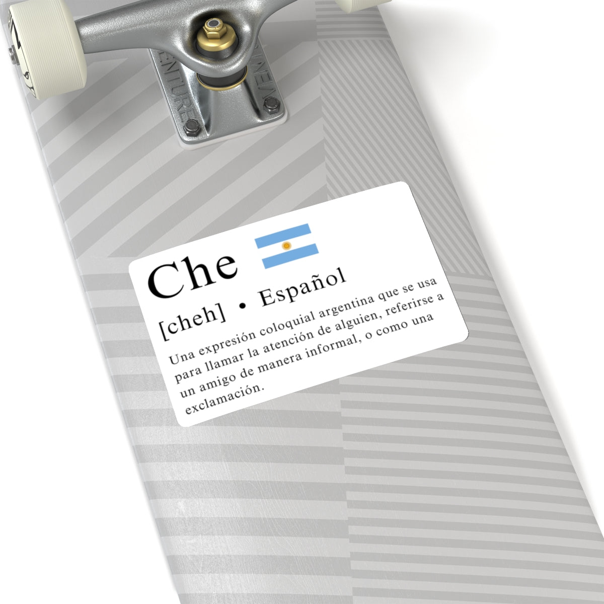 Sticker "Che" con Definición y Bandera Argentina