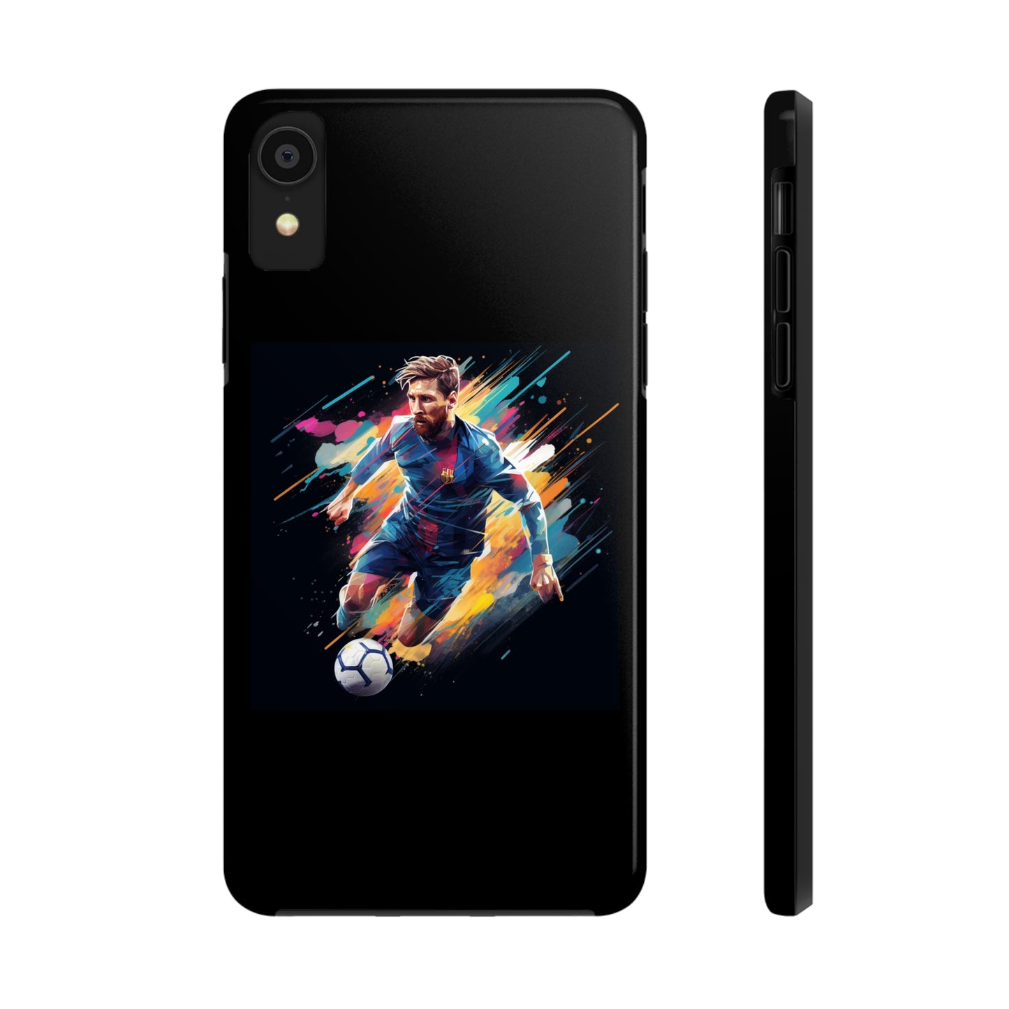 Messi Black iPhone Case