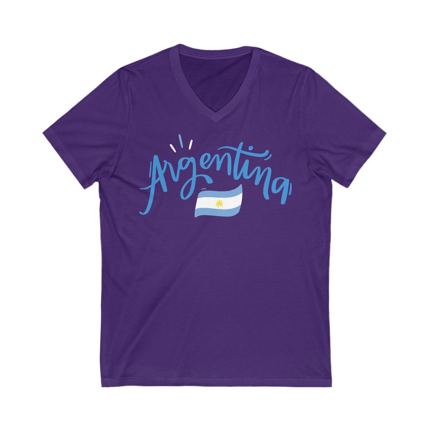 Argentina Bandera V-Neck Remera