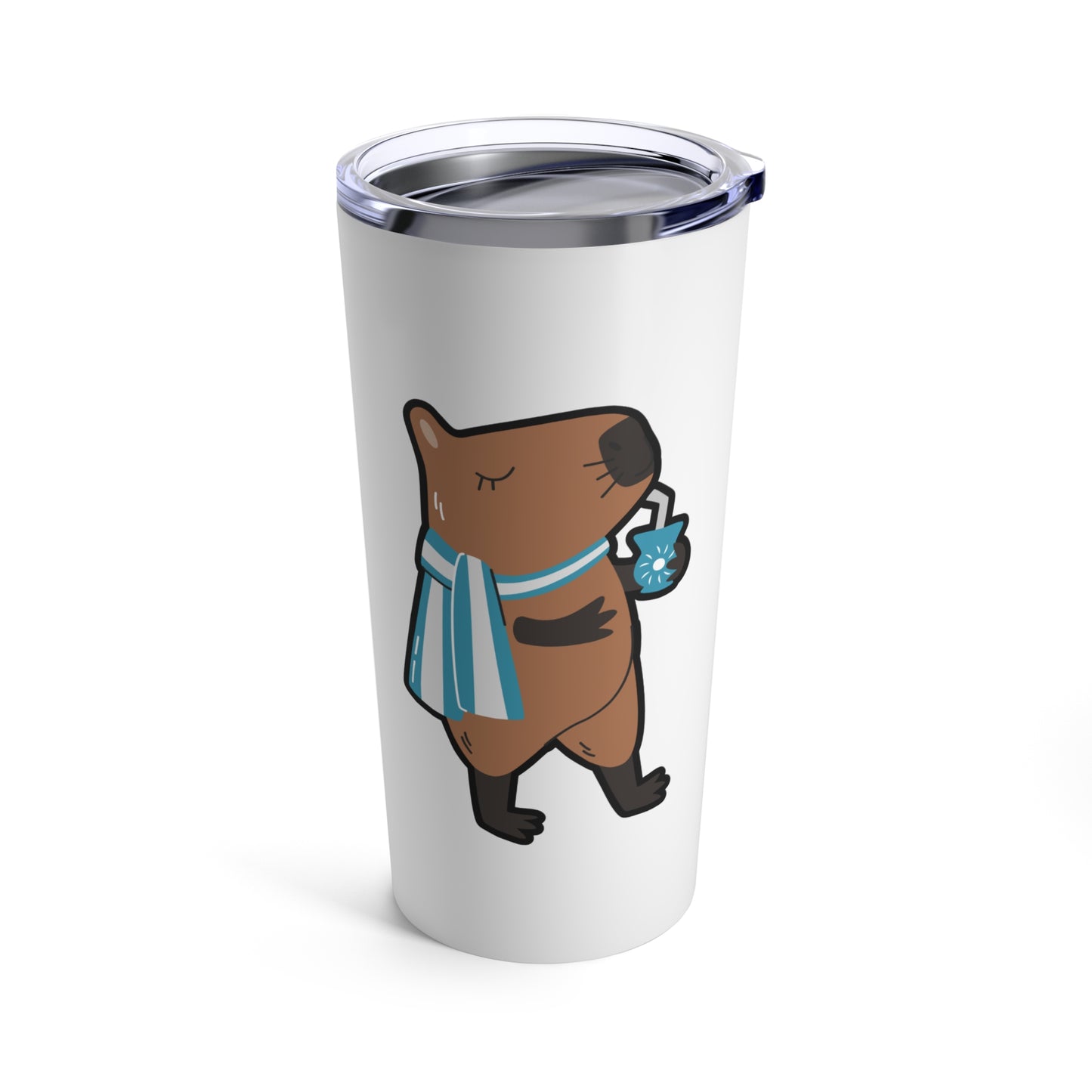 Capibara Tomando Mate Argentina Tumbler 20 oz.