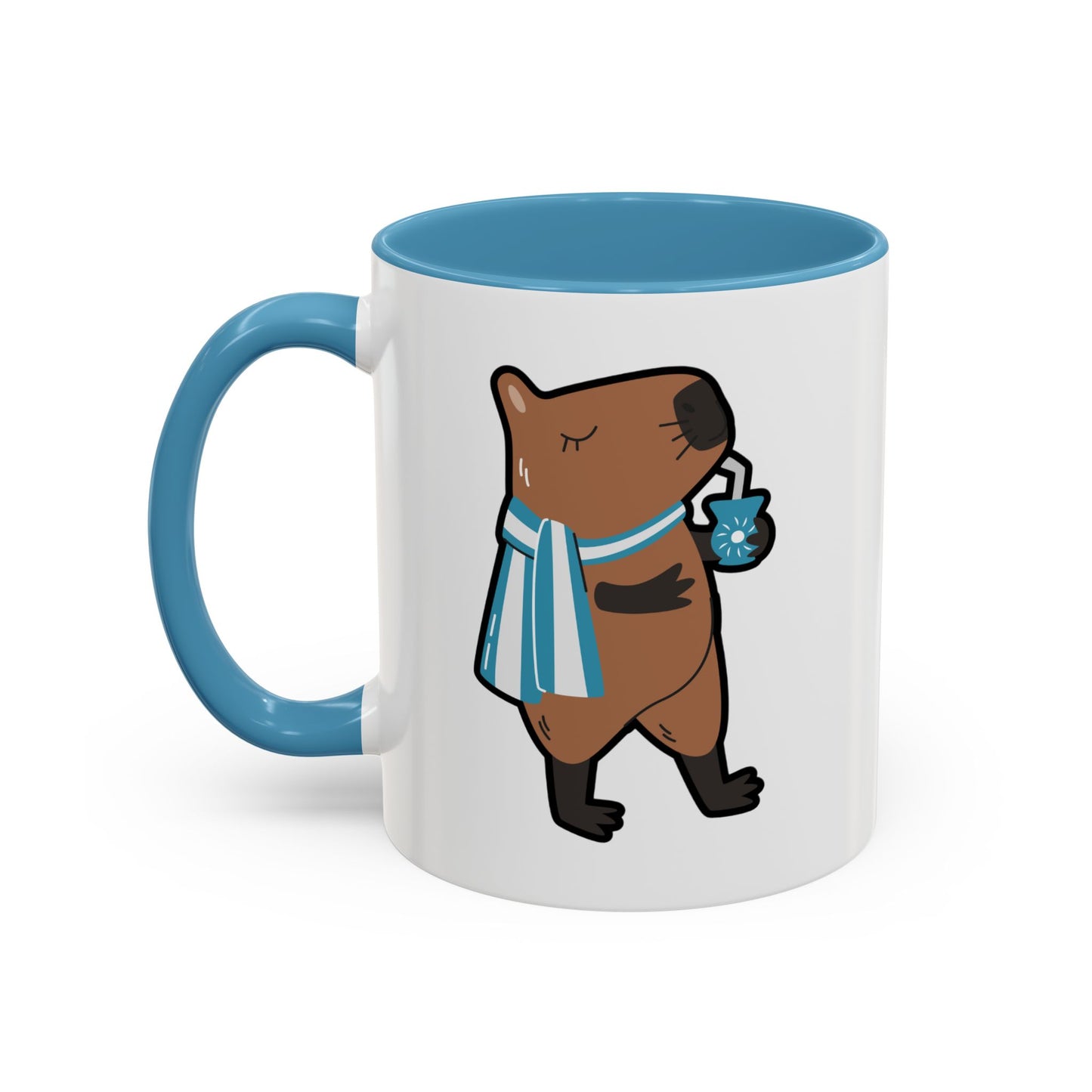 Capibara Tomando Mate Argentina Taza