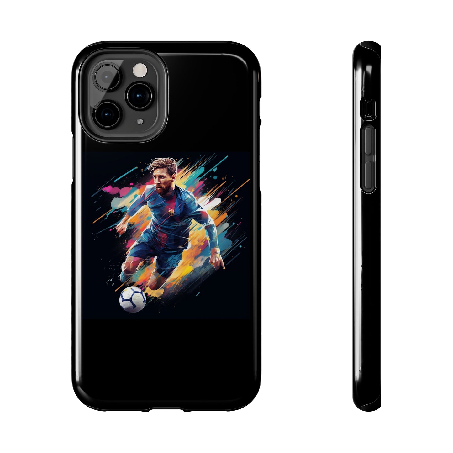 Messi Black iPhone Case