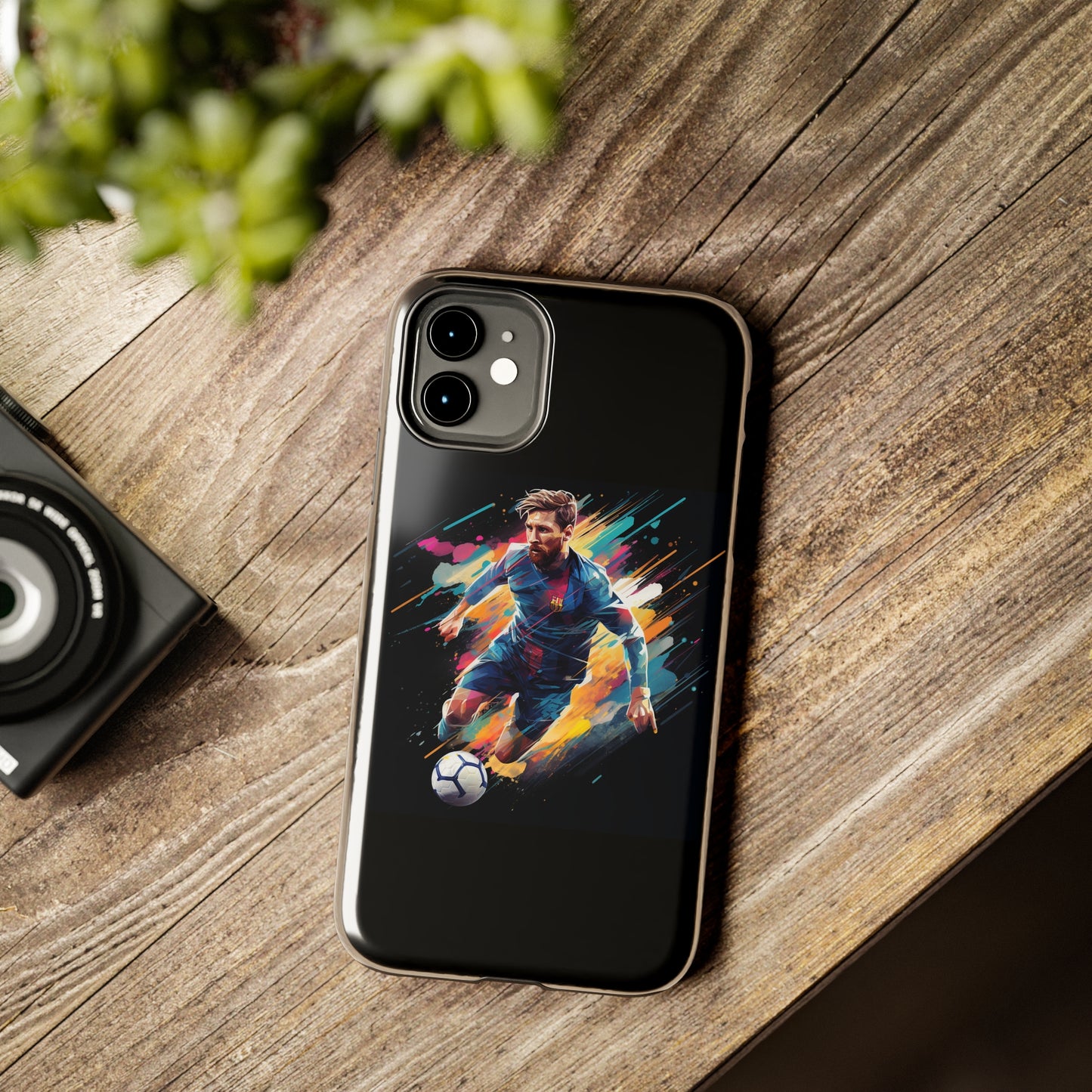 Messi Black iPhone Case