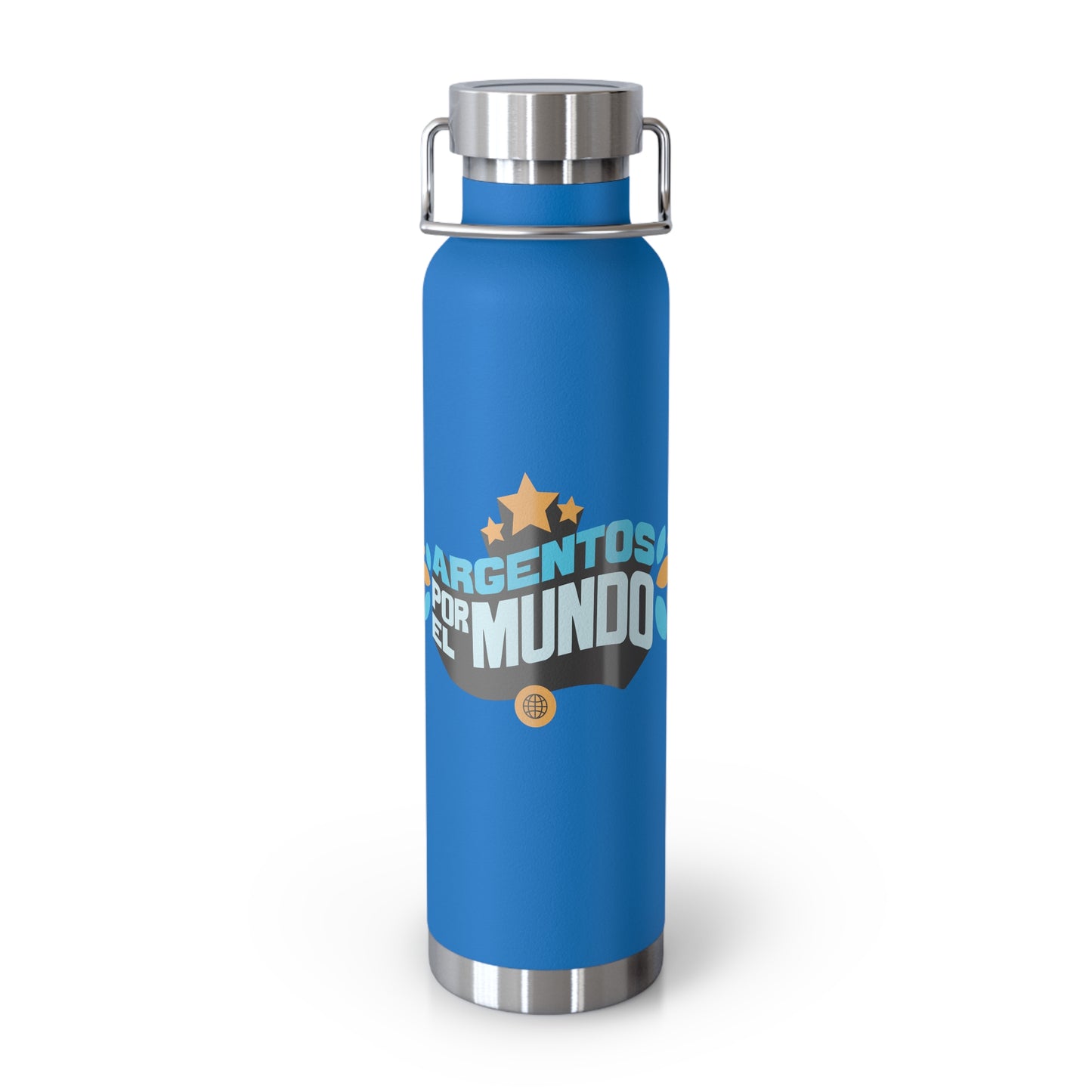 Argentos Por El Mundo Copper Vacuum Insulated Bottle, 22oz