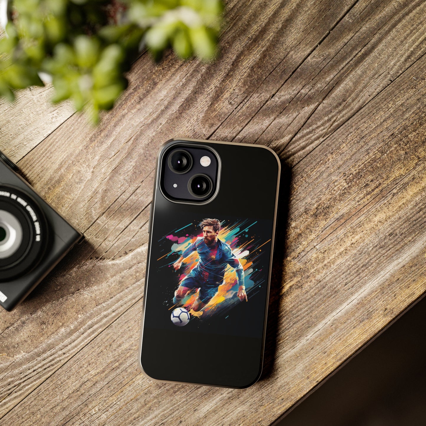 Messi Black iPhone Case