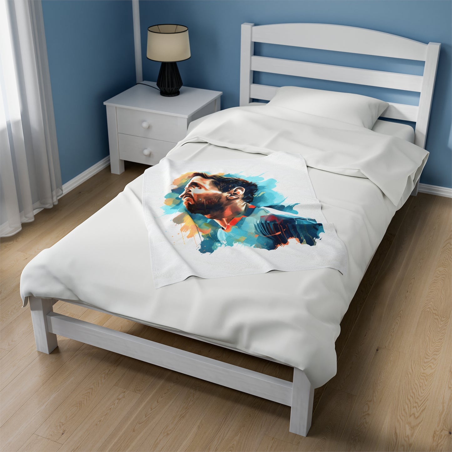 Messi Velveteen Plush Blanket