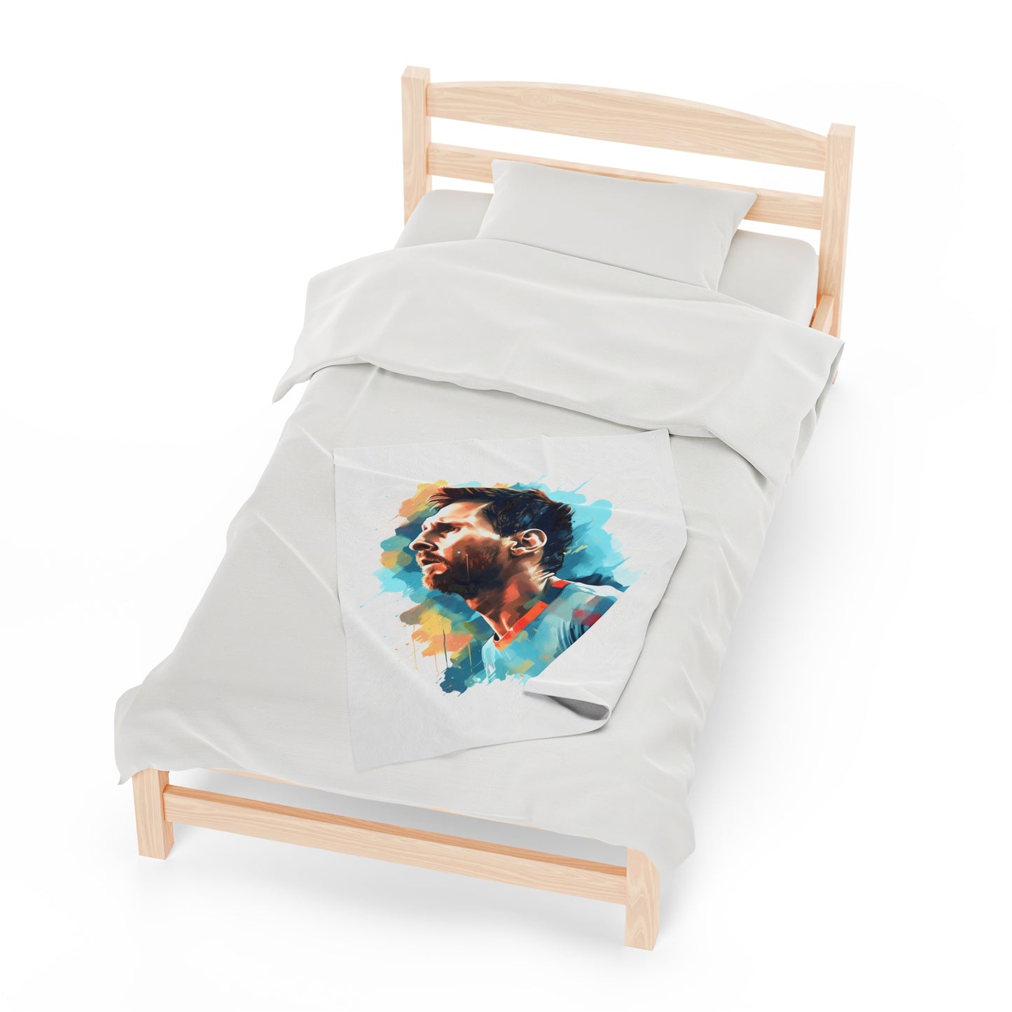 Messi Velveteen Plush Blanket