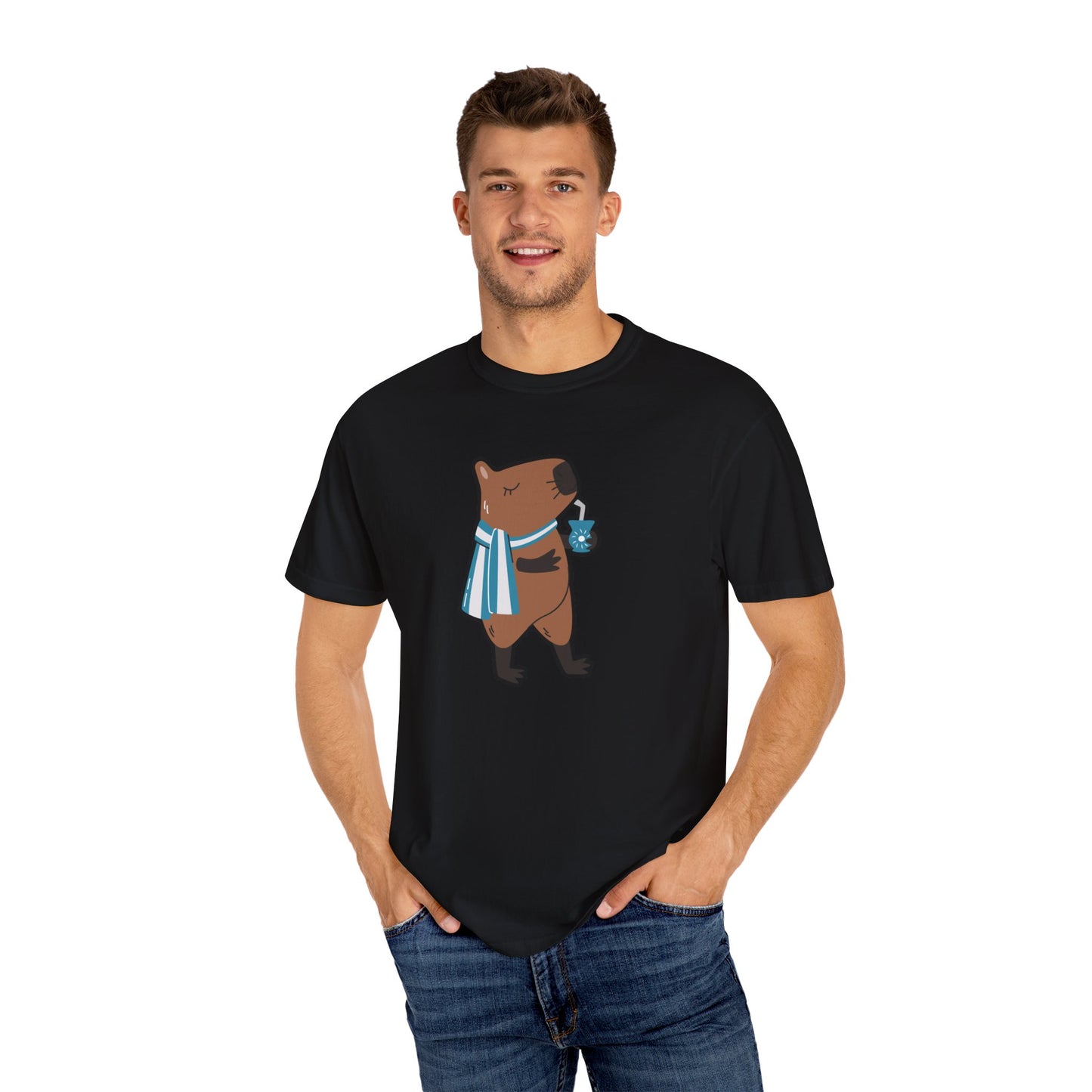 Capibara Tomando Mate Argentina Remera