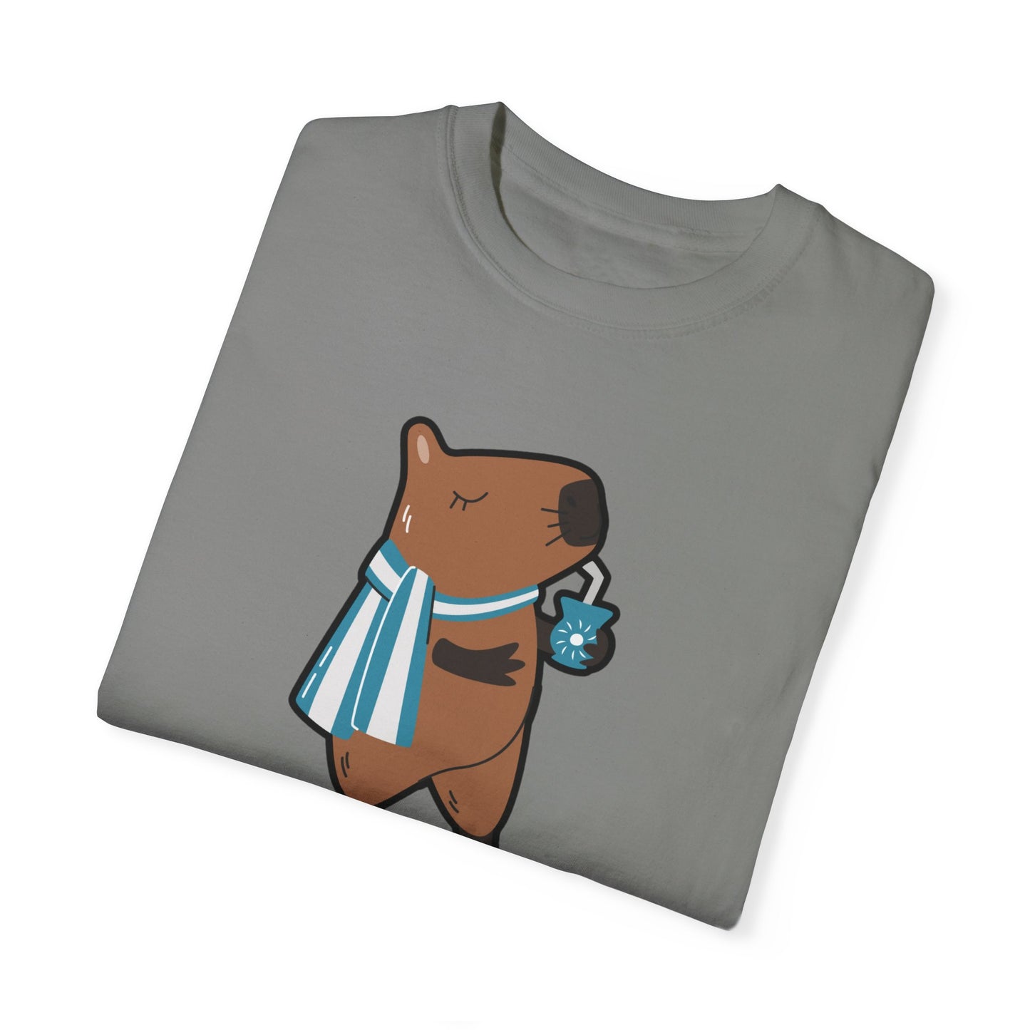 Capibara Tomando Mate Argentina Remera