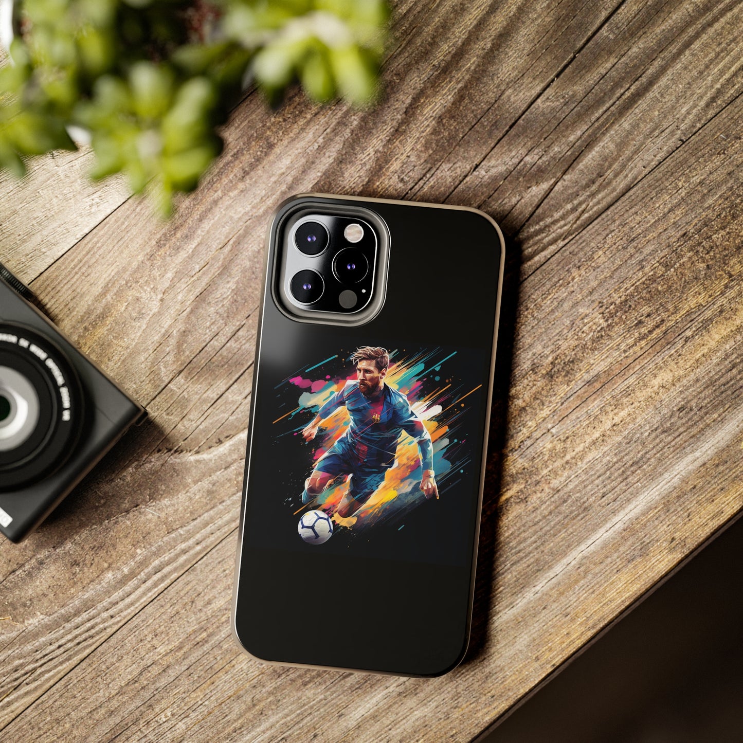 Messi Black iPhone Case