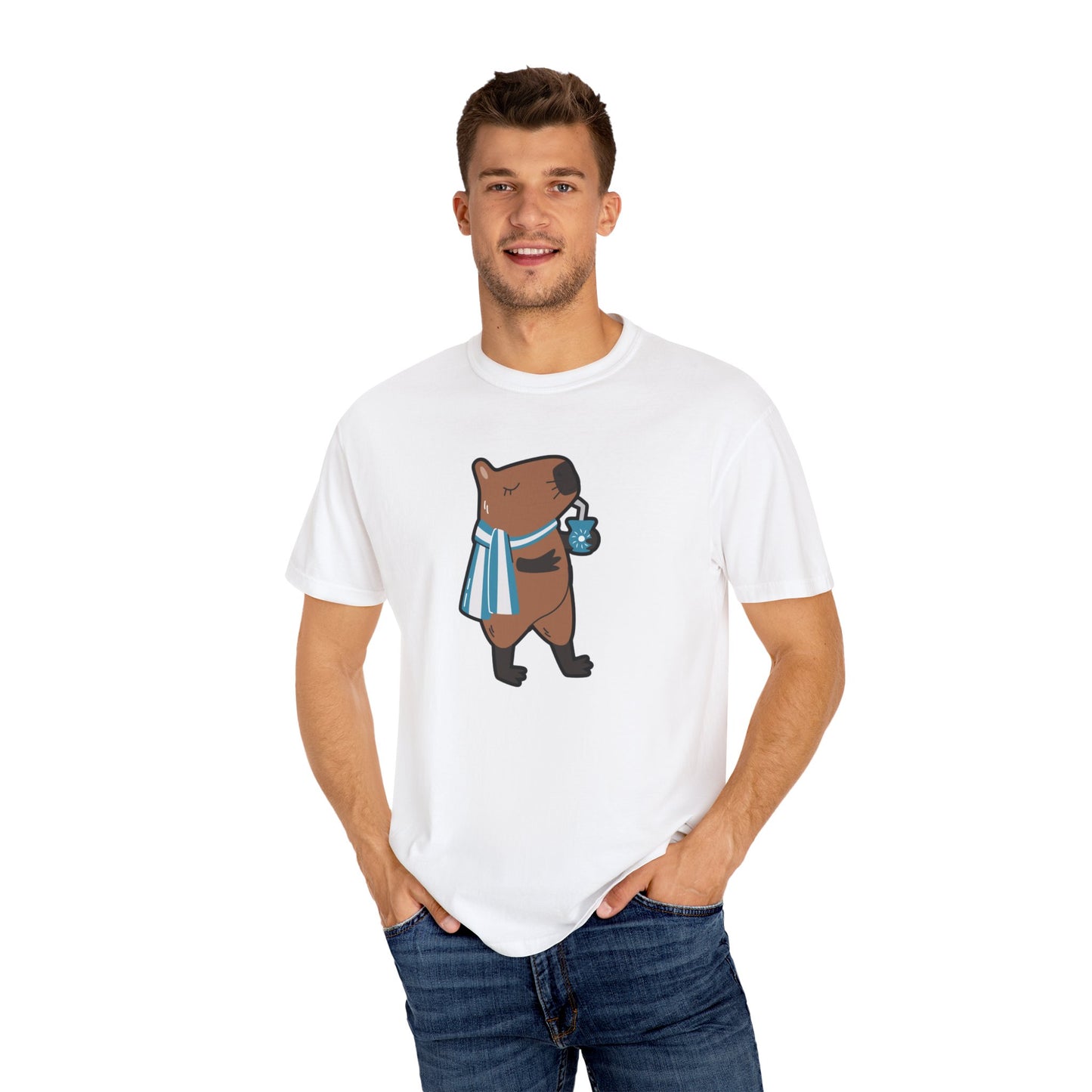 Capibara Tomando Mate Argentina Remera