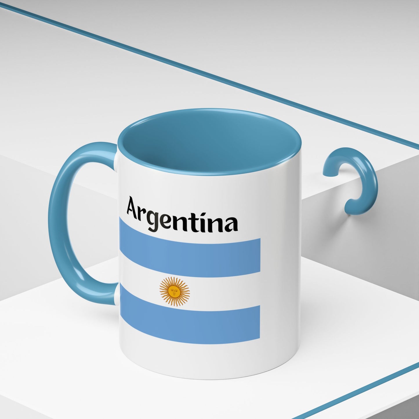 Taza "Argentina" con Bandera