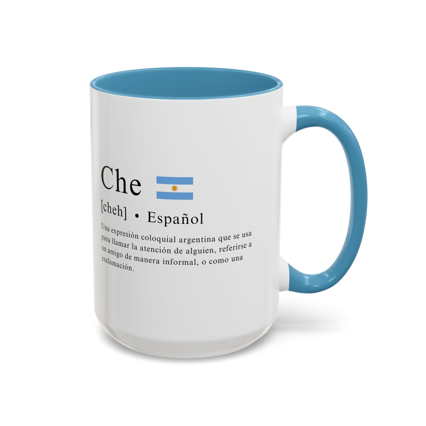 Taza "Che" con Definición y Bandera Argentina