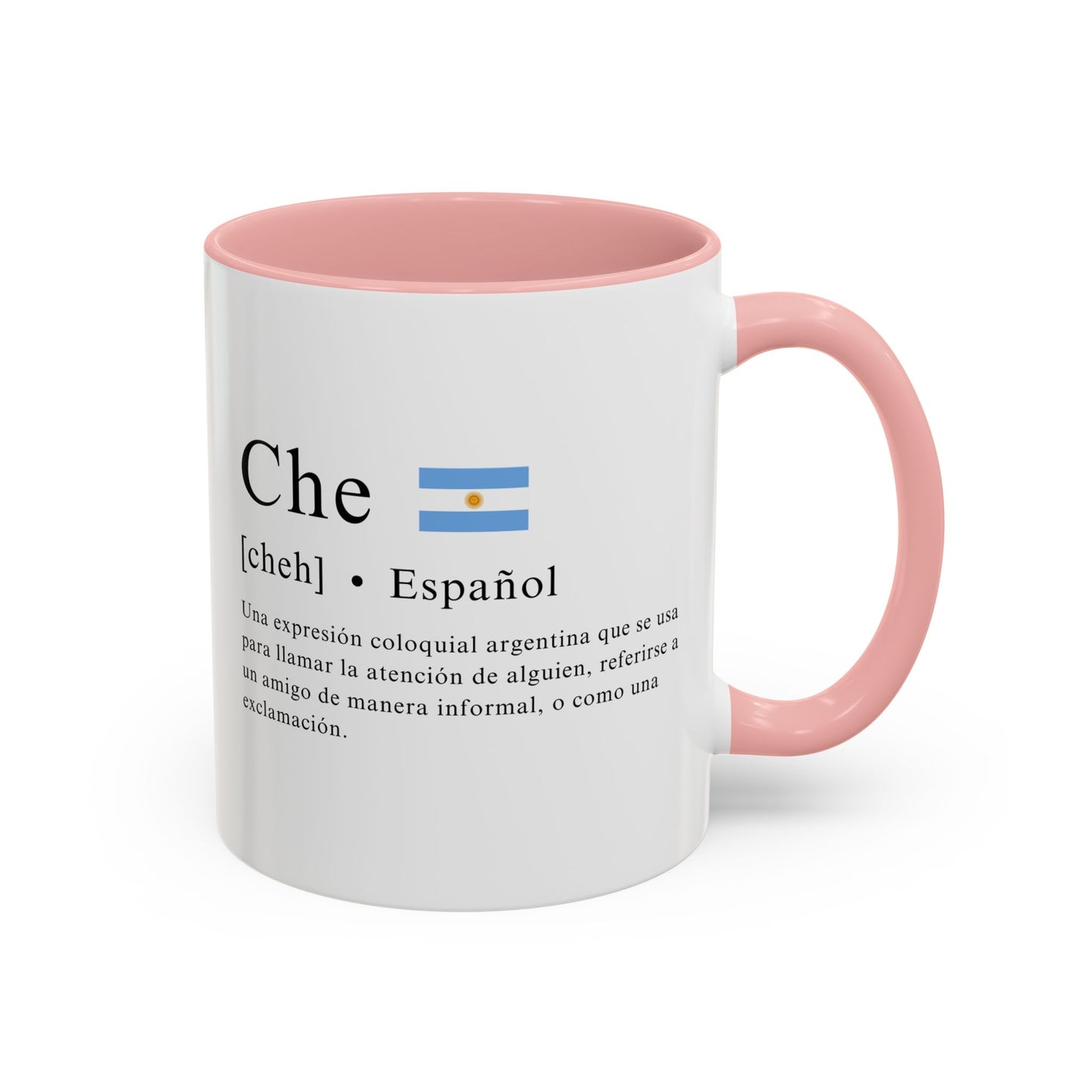 Taza "Che" con Definición y Bandera Argentina