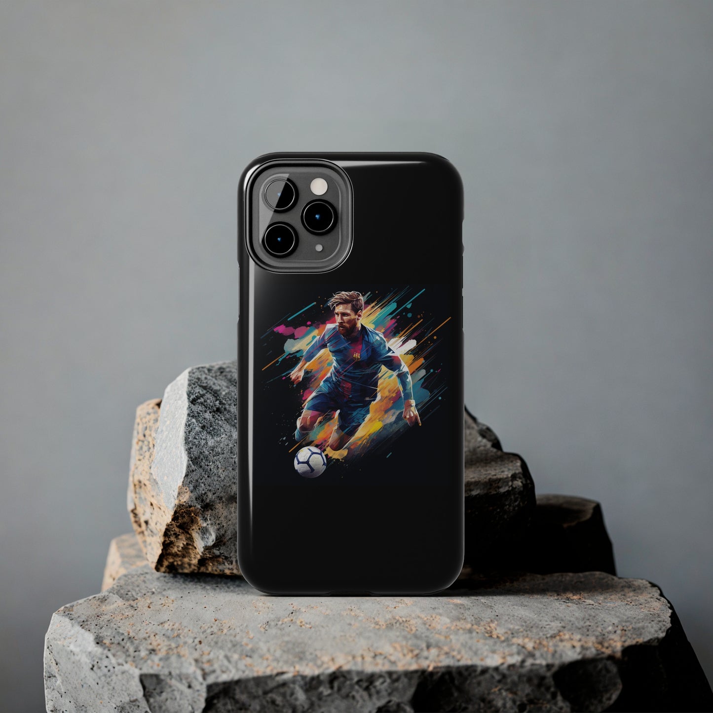 Messi Black iPhone Case