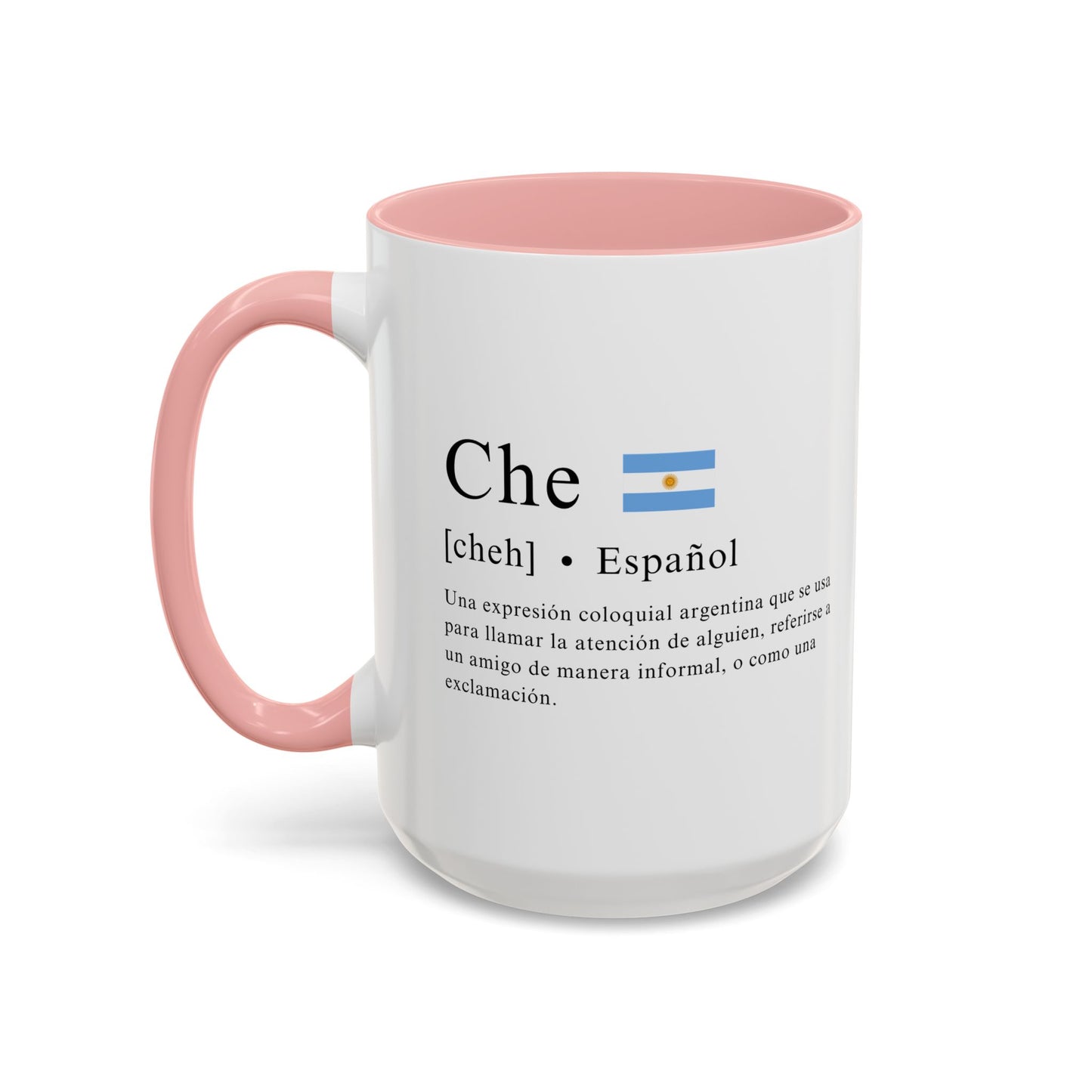 Taza "Che" con Definición y Bandera Argentina