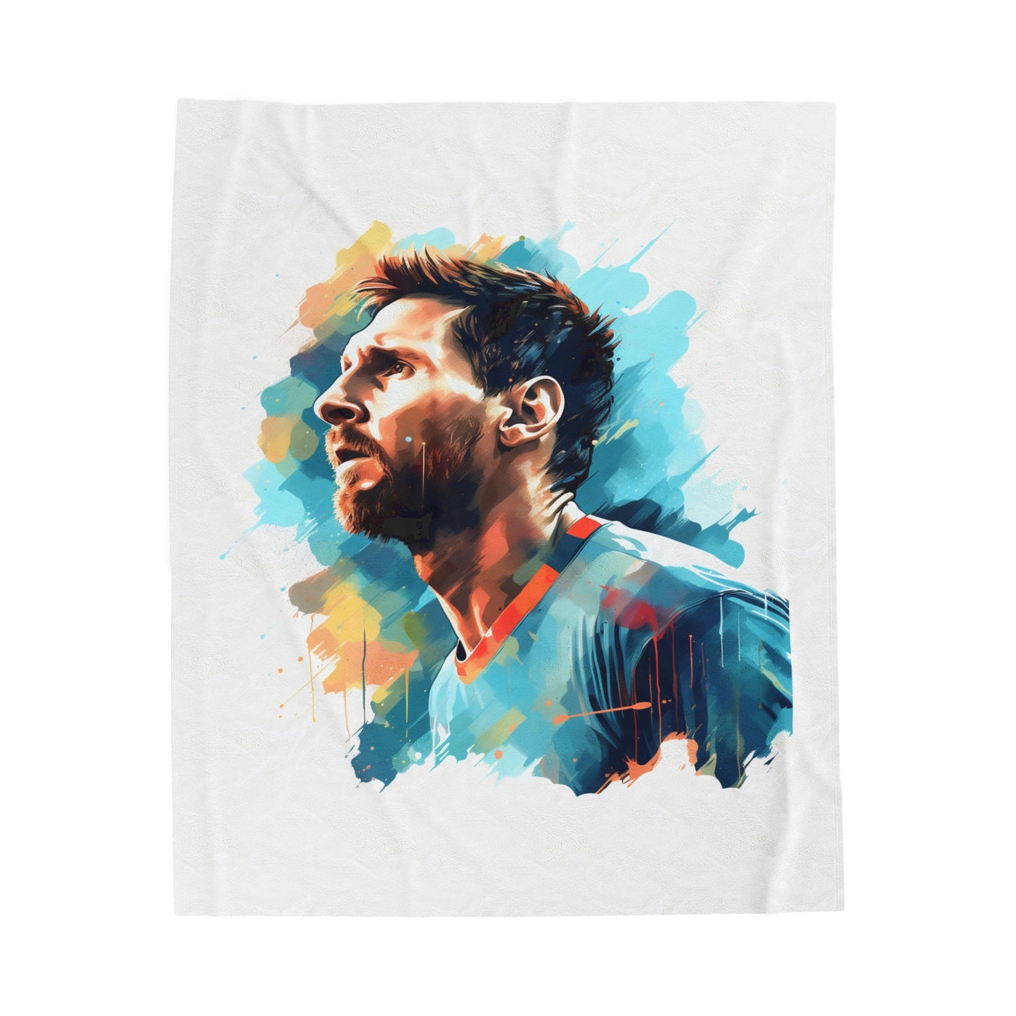 Messi Velveteen Plush Blanket