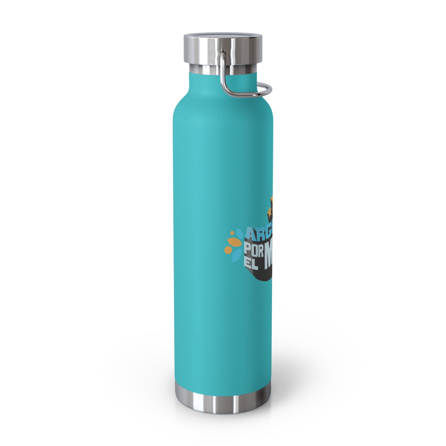 Argentos Por El Mundo Copper Vacuum Insulated Bottle, 22oz