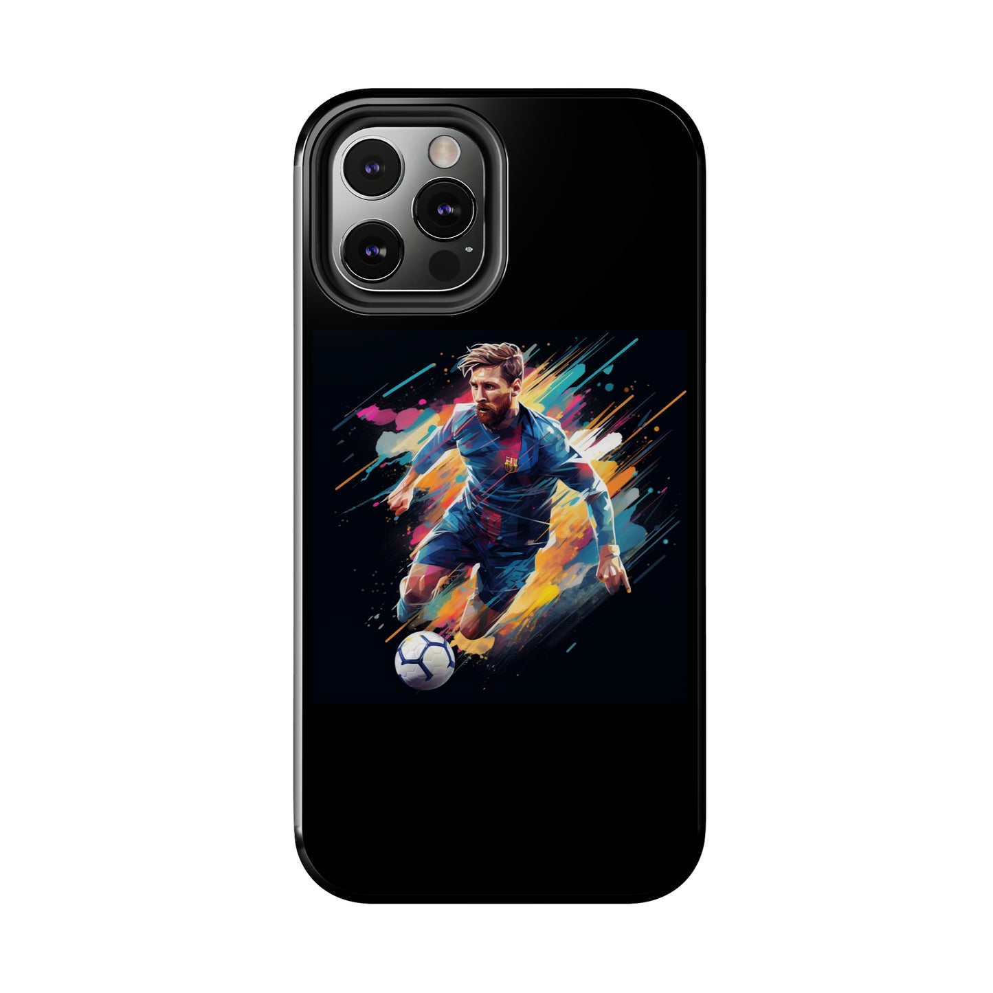 Messi Black iPhone Case