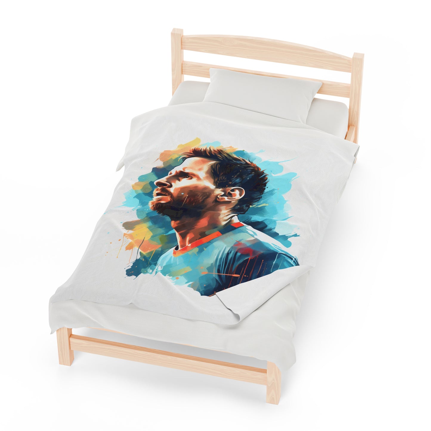 Messi Velveteen Plush Blanket