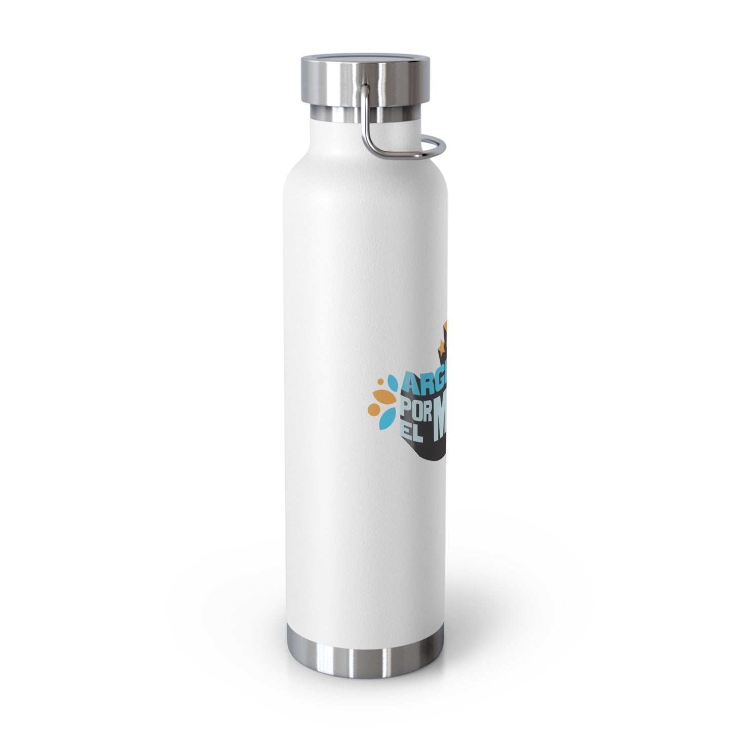 Argentos Por El Mundo Copper Vacuum Insulated Bottle, 22oz
