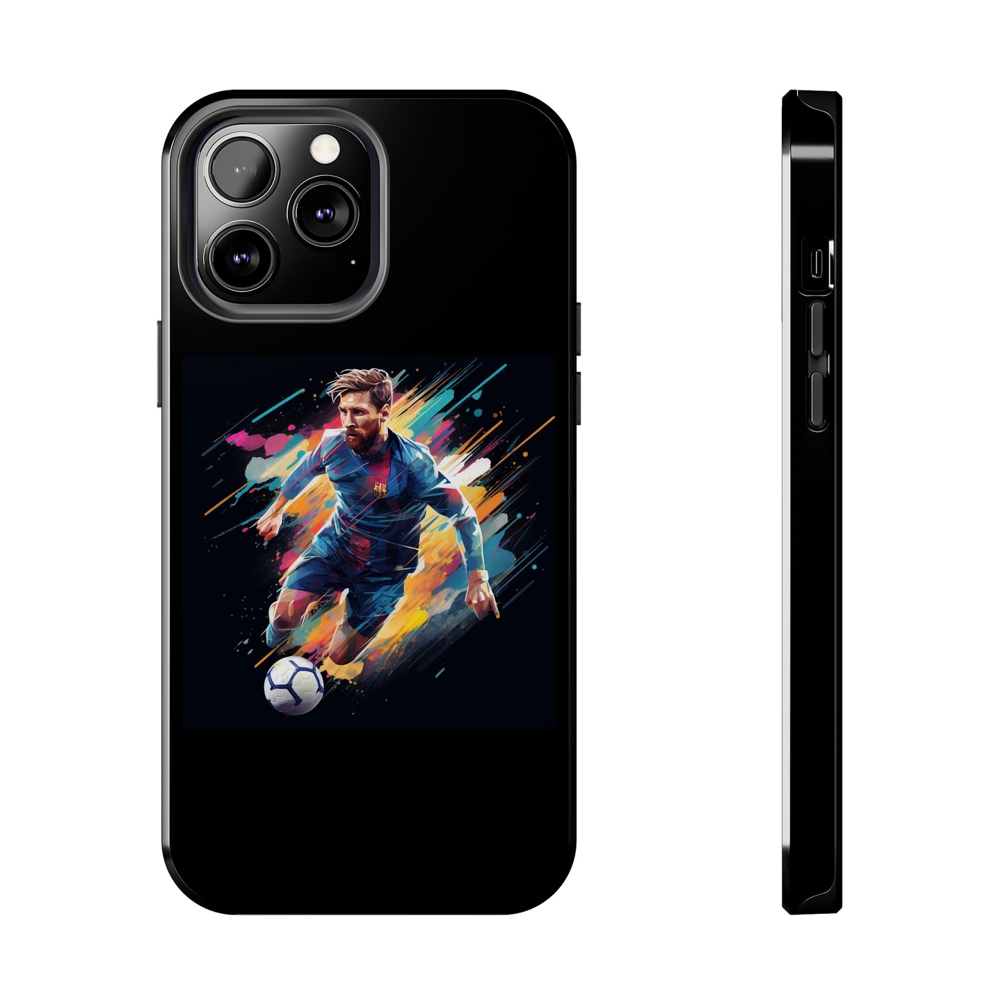 Messi Black iPhone Case