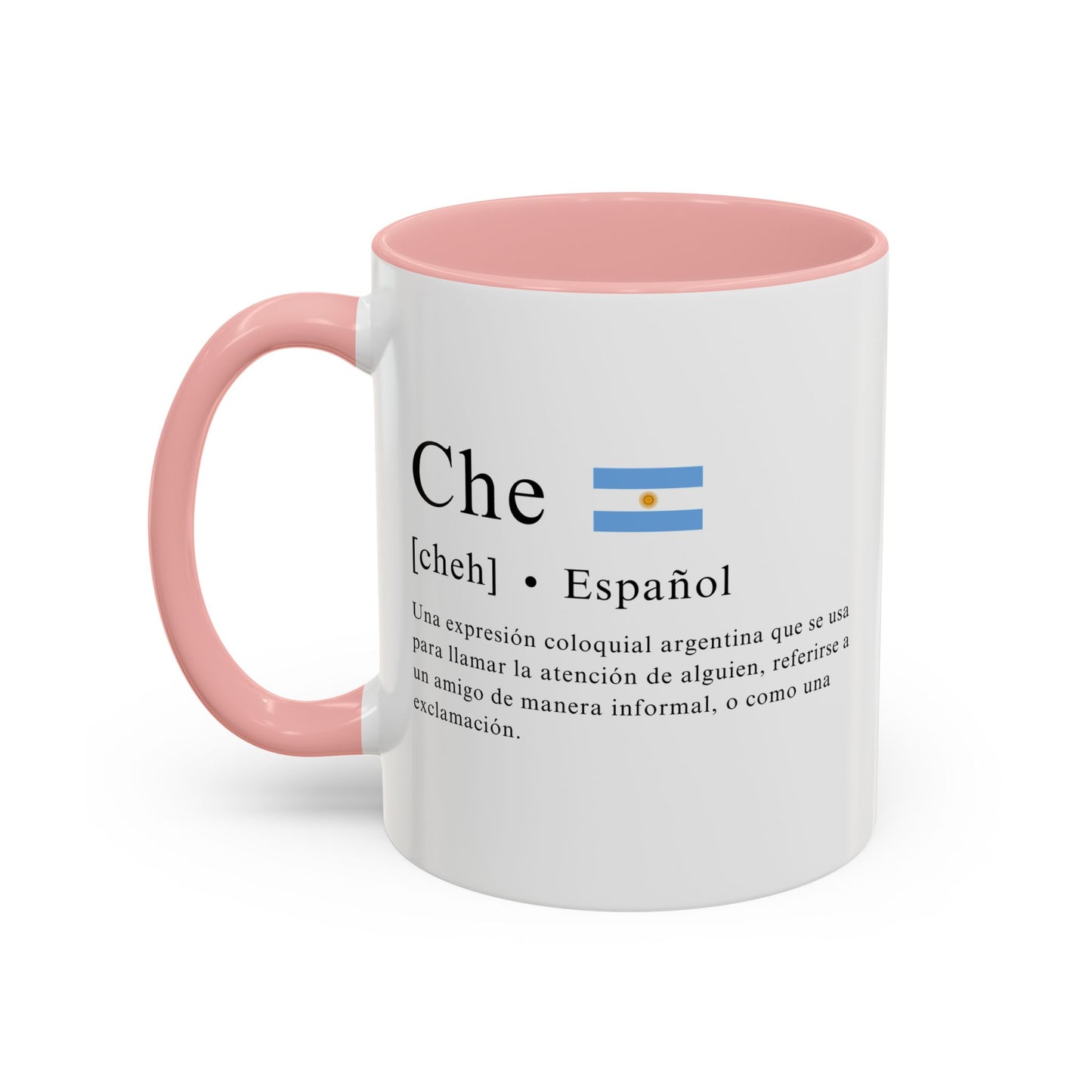 Taza "Che" con Definición y Bandera Argentina