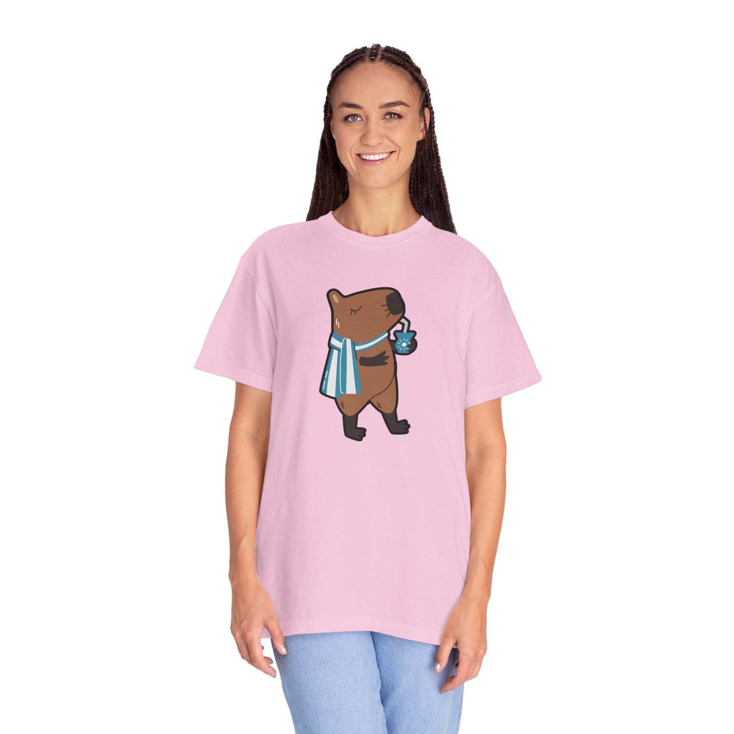 Capibara Tomando Mate Argentina Remera